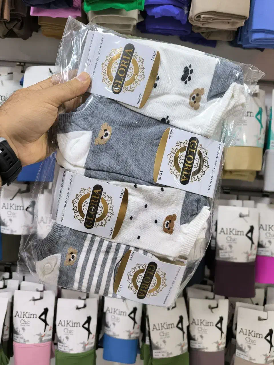 جوراب مچی خرسی 4طرح و 3رنگ|لباس|قم, سعادتی|دیوار