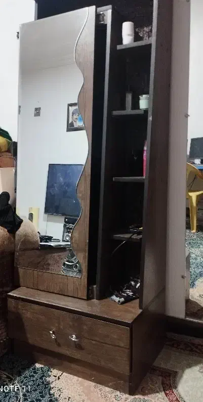 کمد ایستاده آیینه دار کشویی|جاکفشی، کمد، دراور|بانه, |دیوار