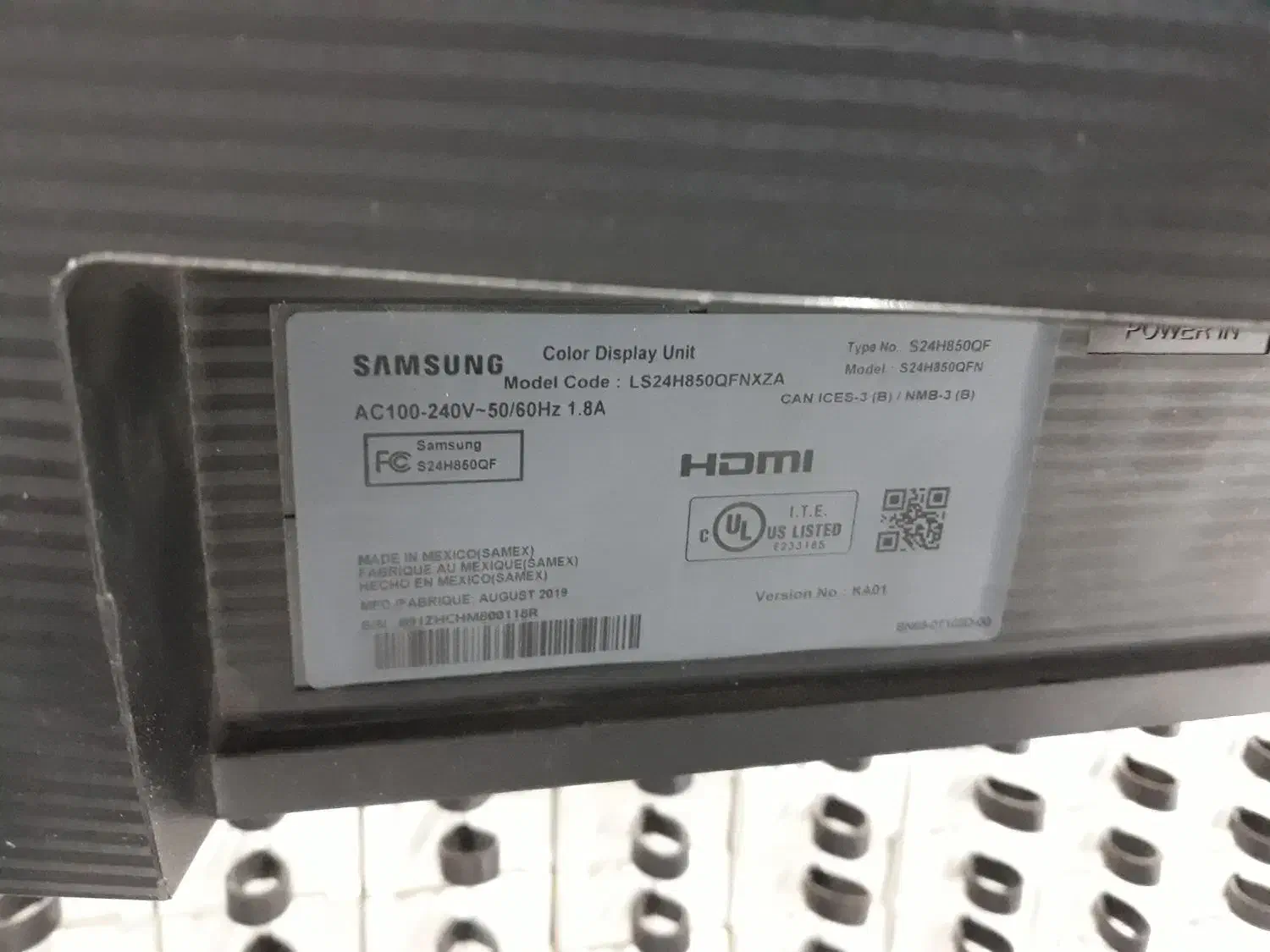 مانیتور ۲۴ سامسونگ 2K PD HDMI|قطعات و لوازم جانبی رایانه|مبارکه, |دیوار