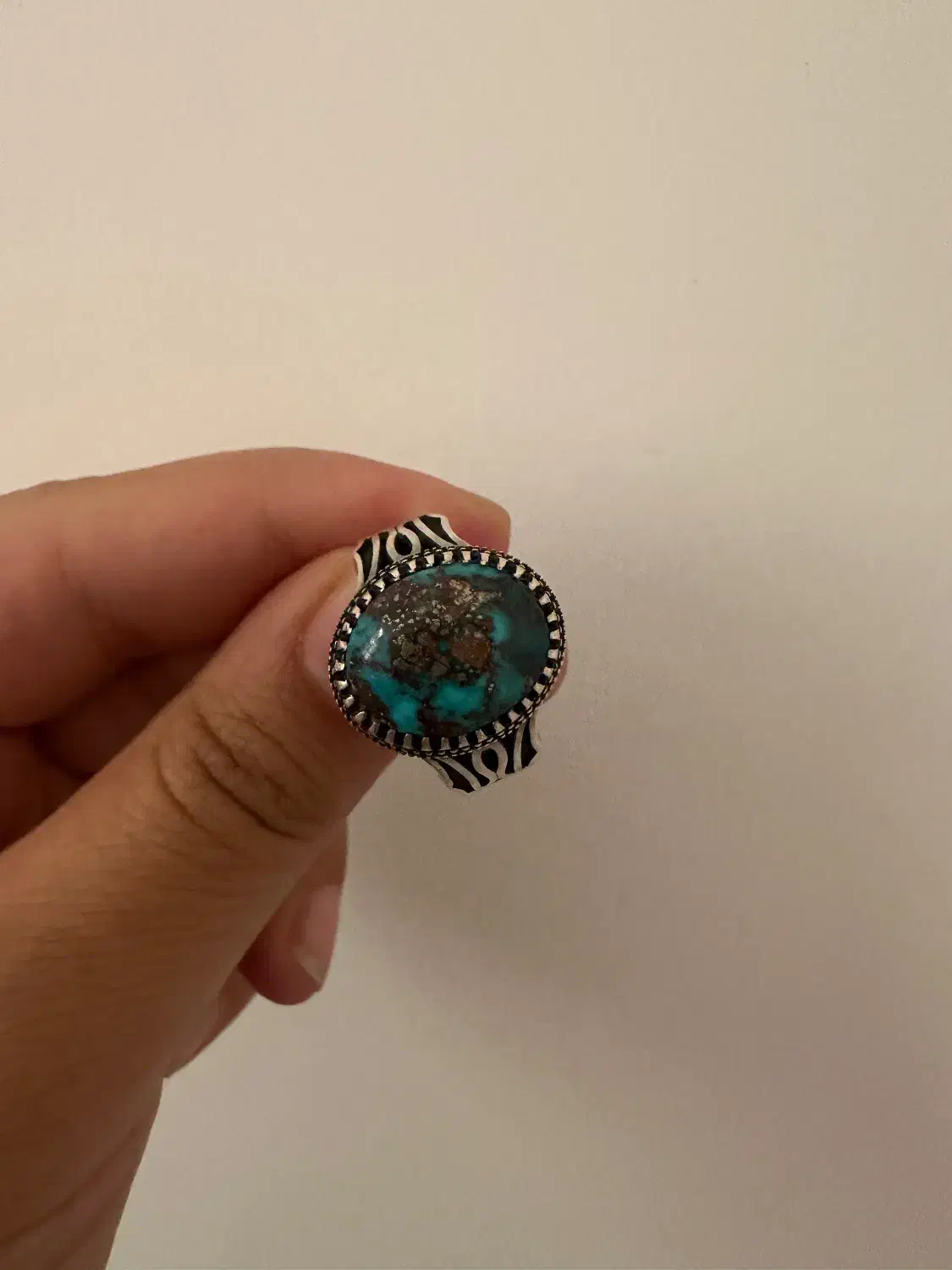 انگشتر فیروزه اصل|جواهرات|یزد, |دیوار