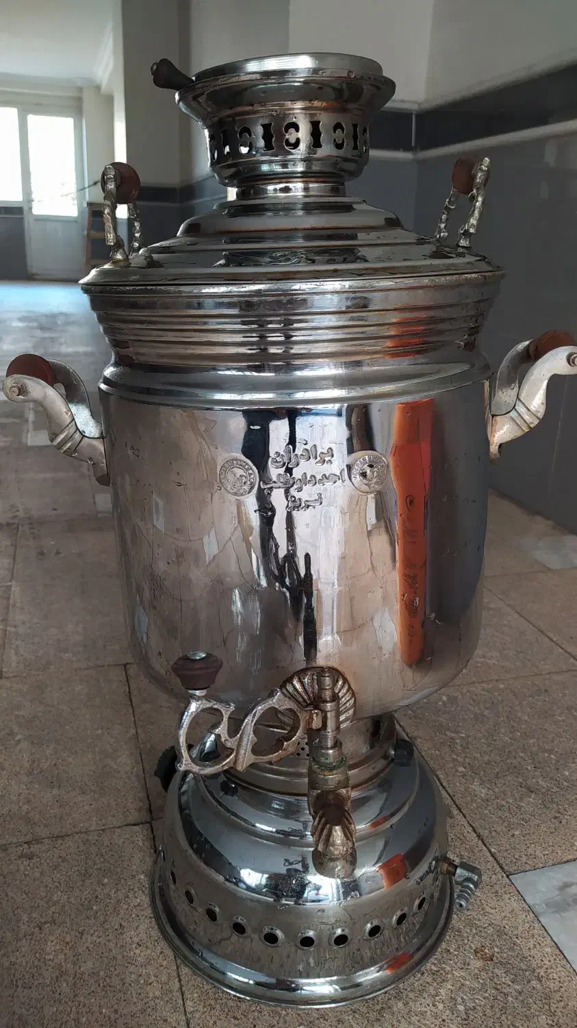 سماور گازی مجلسی ۲۰ لیتری برادران احد داوطلب|سماور، چای‌ساز، قهوه‌ساز|تبریز, |دیوار