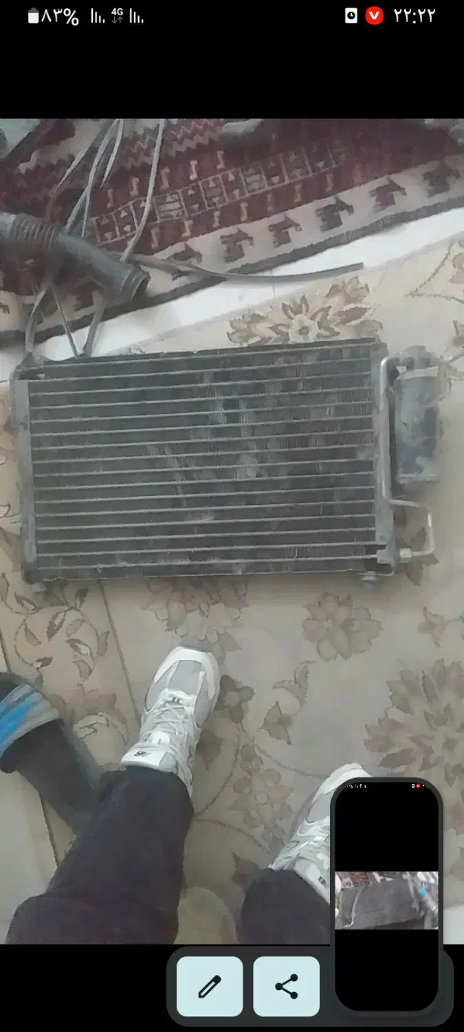 رادیات کولر رادیات آب پراید با فنهاش|قطعات یدکی و لوازم جانبی|مشهد, رستگار|دیوار