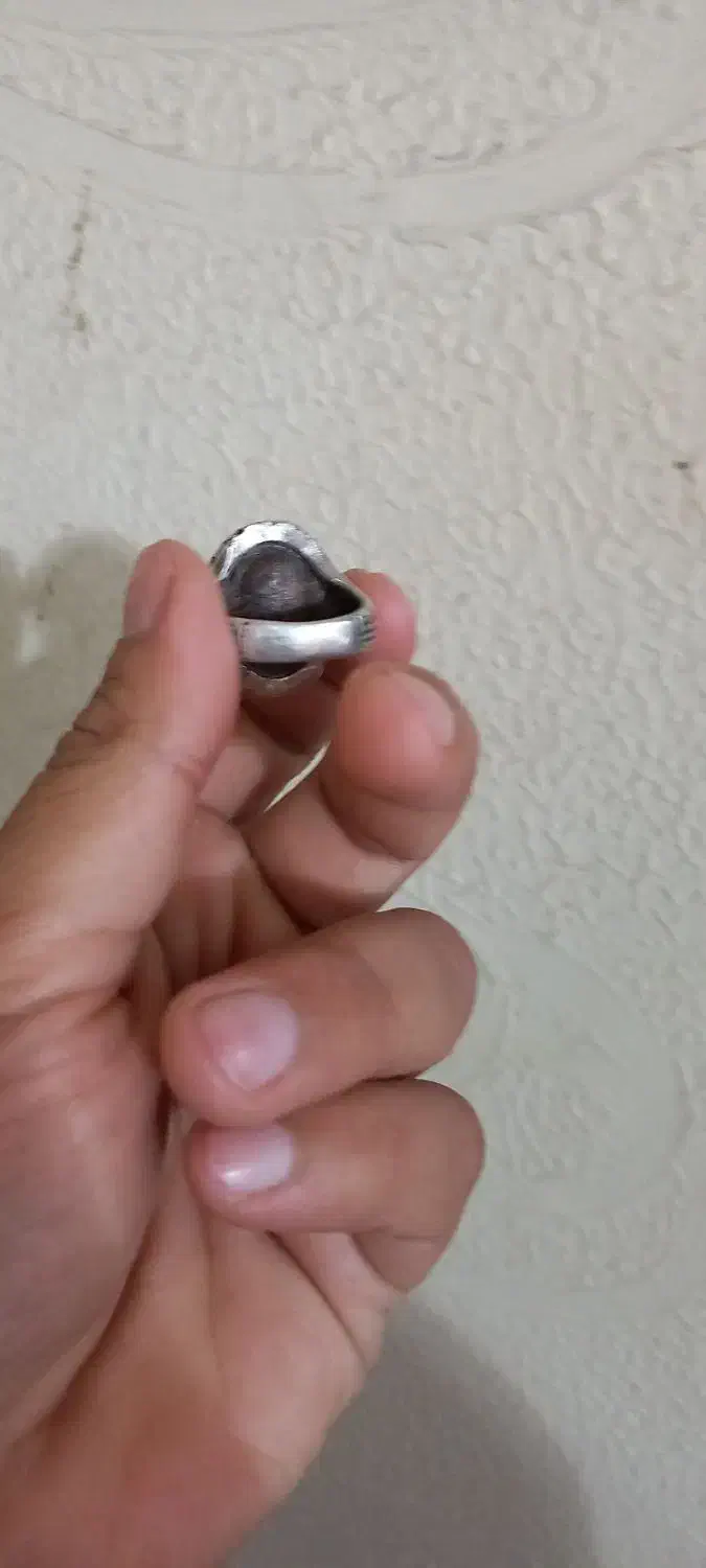 انگشتر نقره فیروزه و عقیق سلیمانی|جواهرات|شاهین‌شهر, شهرک ردانی پور|دیوار