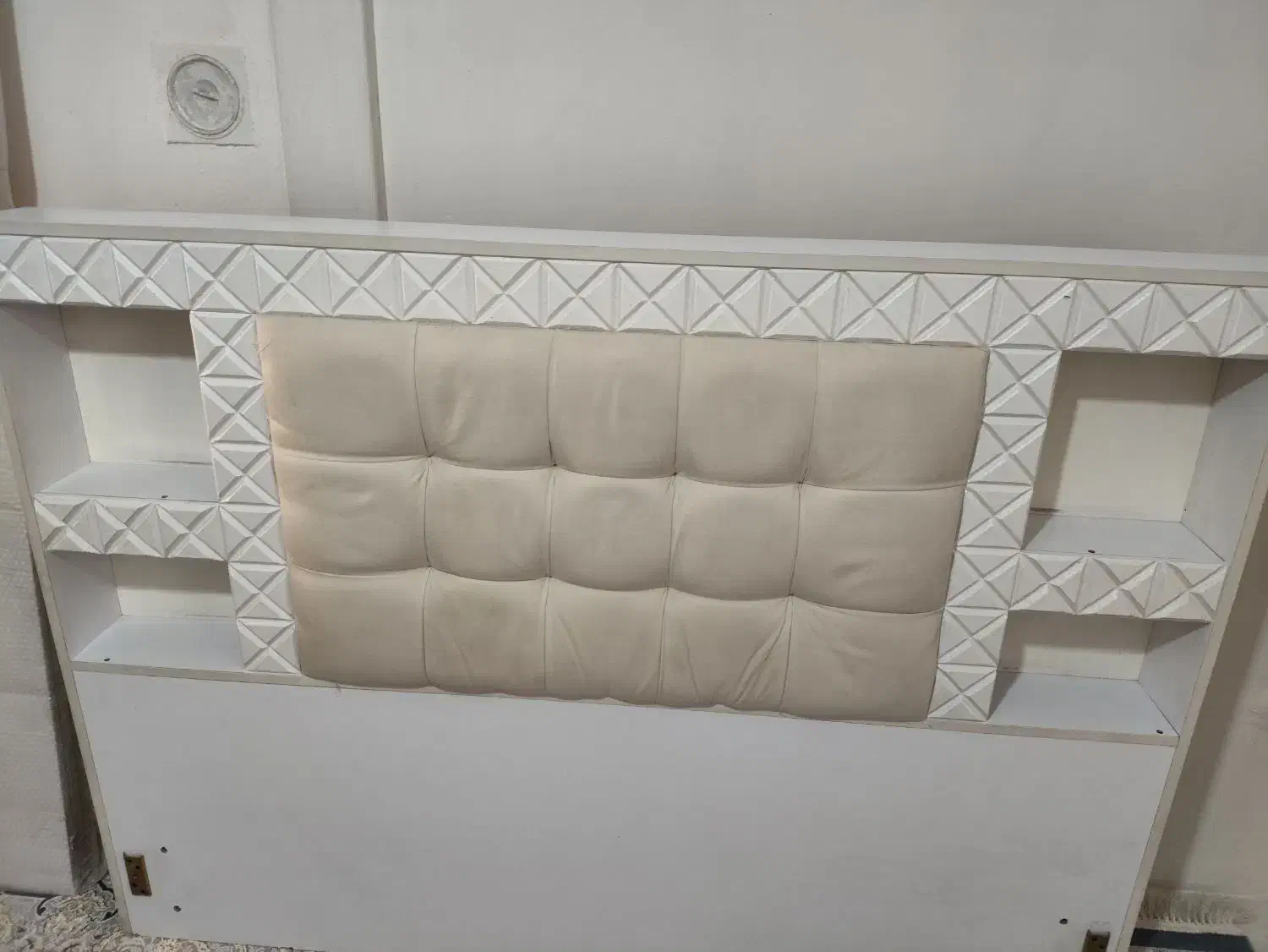 تخت خواب دو نفره نیاز به تعمیر|تخت و سرویس خواب|قدس, شهرقدس|دیوار