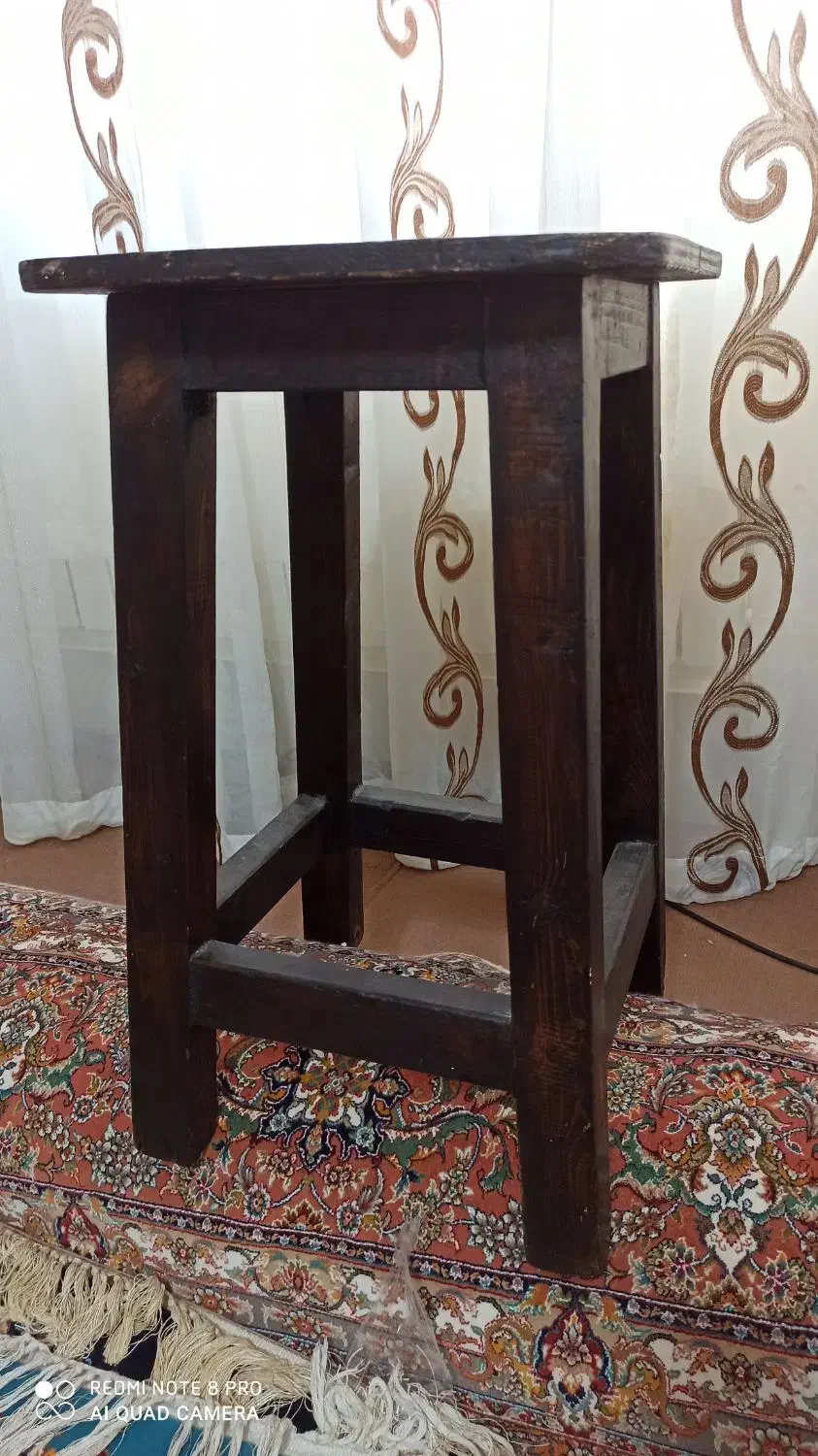 صندلی چهار پایه چوبی محکم ارتفاع ۶۰|صندلی و نیمکت|تبریز, |دیوار