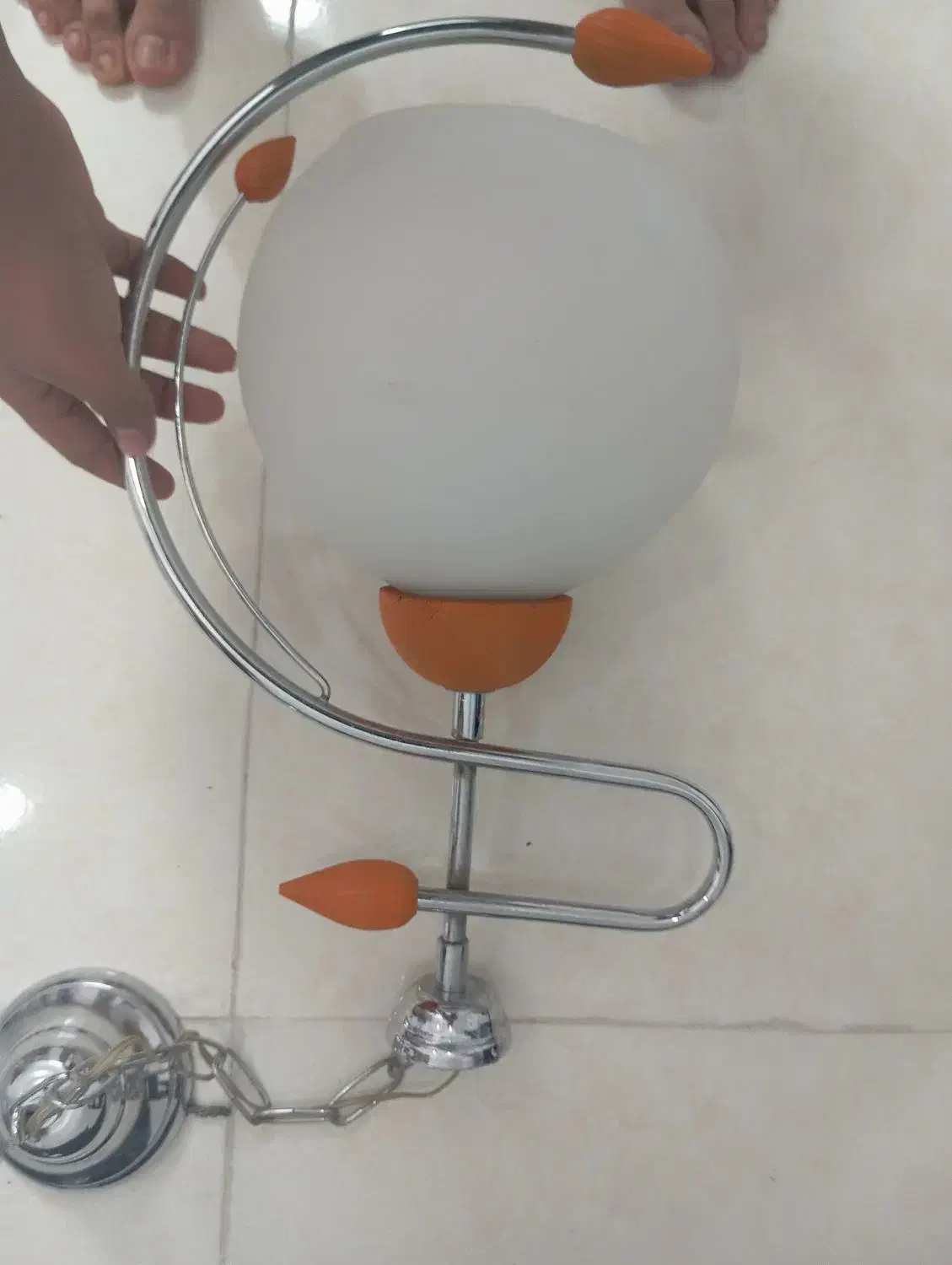 لوستر تمیز و نو به علت جا به جایی|لوستر و چراغ آویز|قم, پردیسان|دیوار