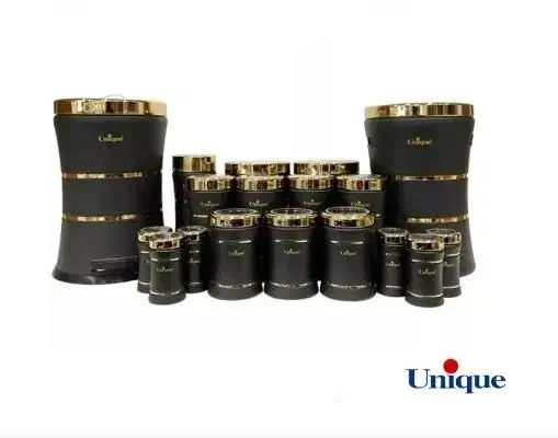 سرویس آشپزخانه مشکی مات unique|ظروف نگهدارنده، پلاستیکی، یکبارمصرف|گرمدره, |دیوار