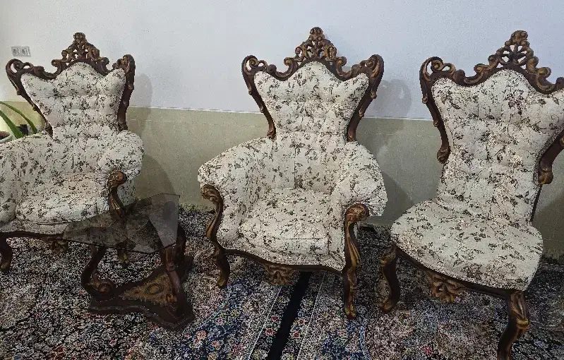 مبل سلطنتی|مبلمان خانگی و میز عسلی|مرودشت, رودبال|دیوار