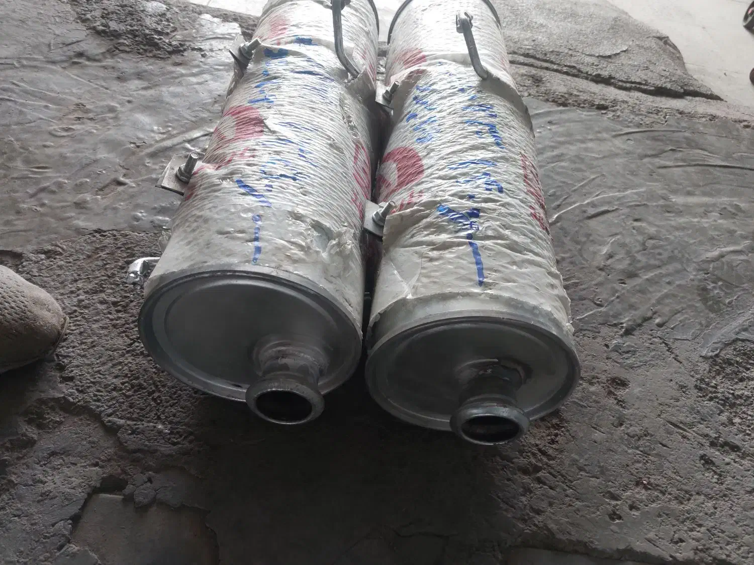 منبع اگزوز ۲۳۰ بنزی پژو ۴۰۵ و۲۰۶|قطعات یدکی و لوازم جانبی|زنجان, |دیوار