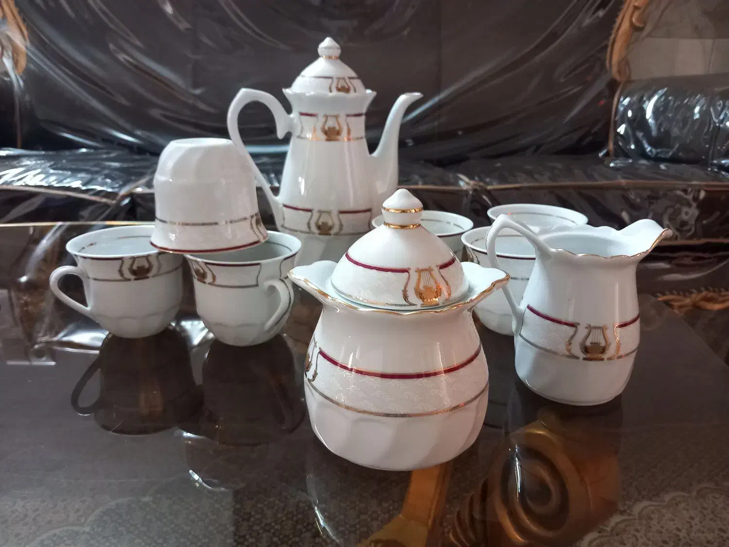 سرویس عصرانه خوری|ظروف سرو و پذیرایی|قم, نیروگاه|دیوار