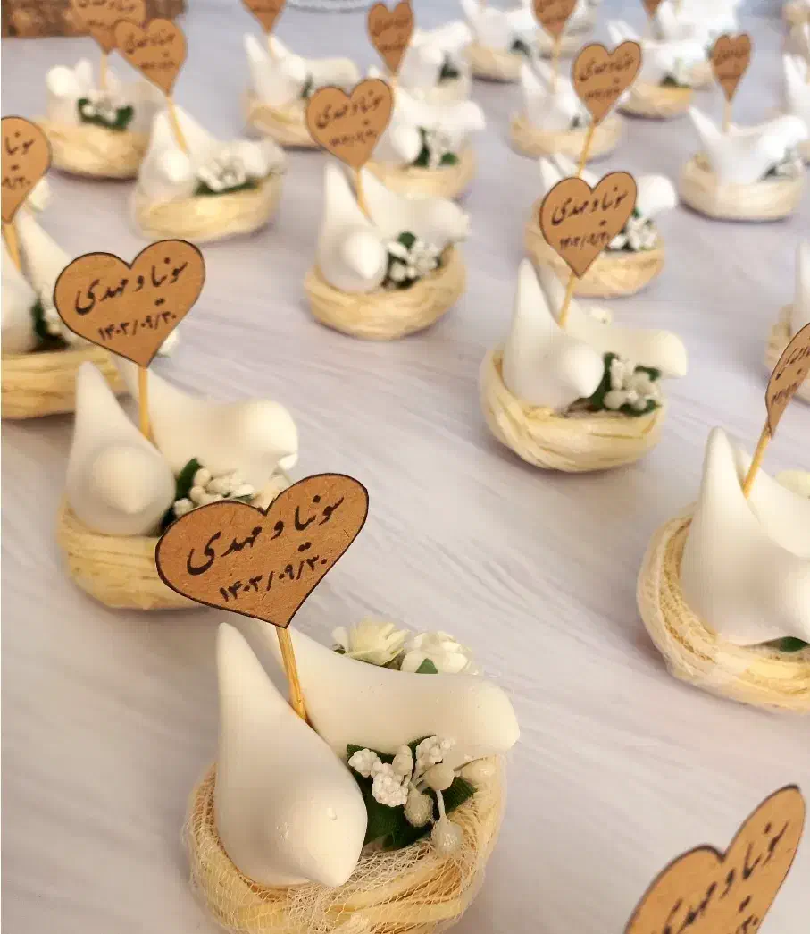 گیفت عروسی و عقد و حنابندون|صنایع دستی و سایر لوازم تزئینی|اصفهان, جوزدان الیادران|دیوار