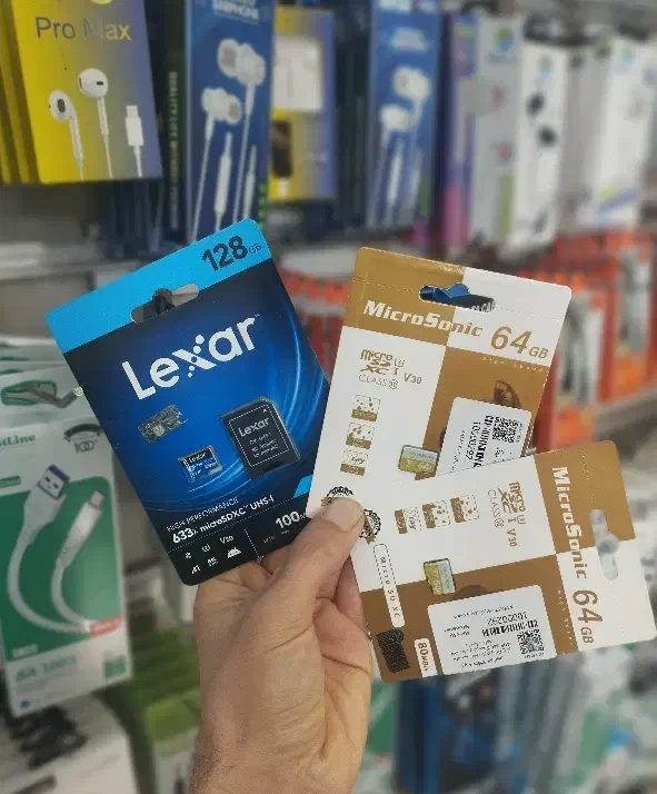 کارت حافظه مموری 128 گیگ lexar با کیفیت بالا|لوازم جانبی موبایل و تبلت|تبریز, |دیوار