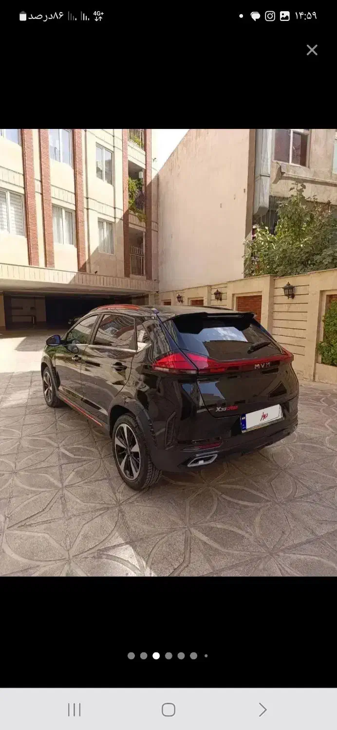 ام وی ام x33کراس اتومات مدل ۴۰۲درحدصفر|خودرو سواری و وانت|شیراز, سفیرشمالی|دیوار