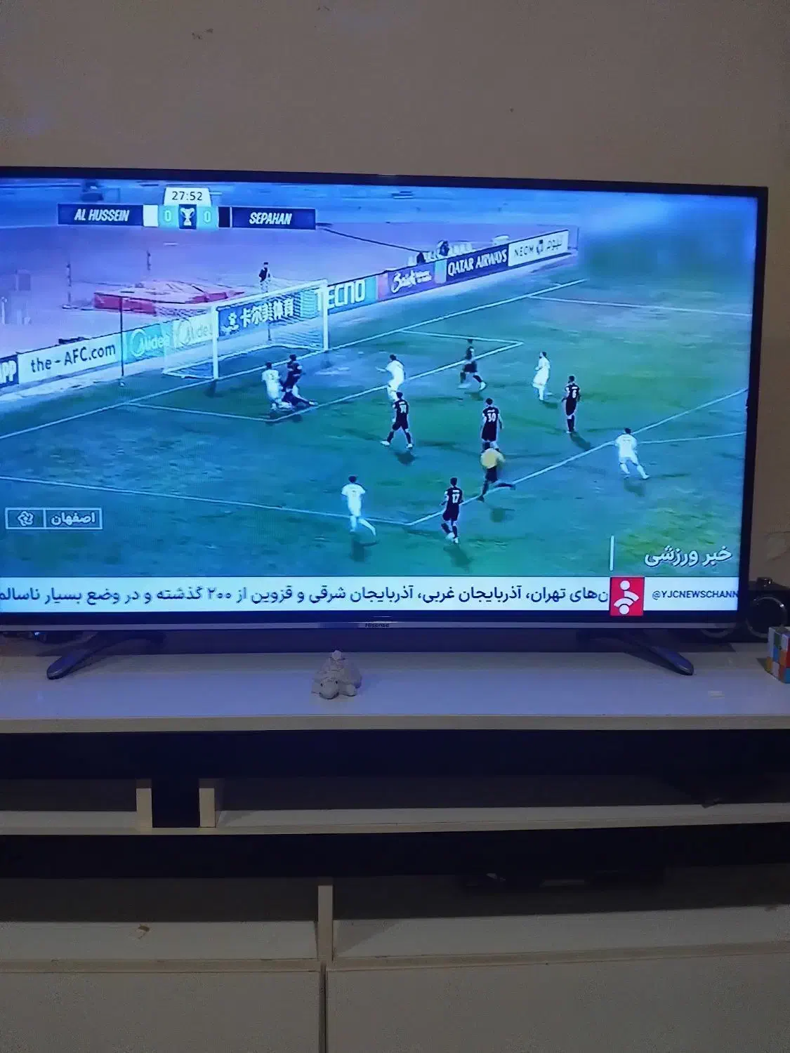 تلویزیون هایسن ۴۲ اینچ|تلویزیون و پروژکتور|رشت, منظریه|دیوار