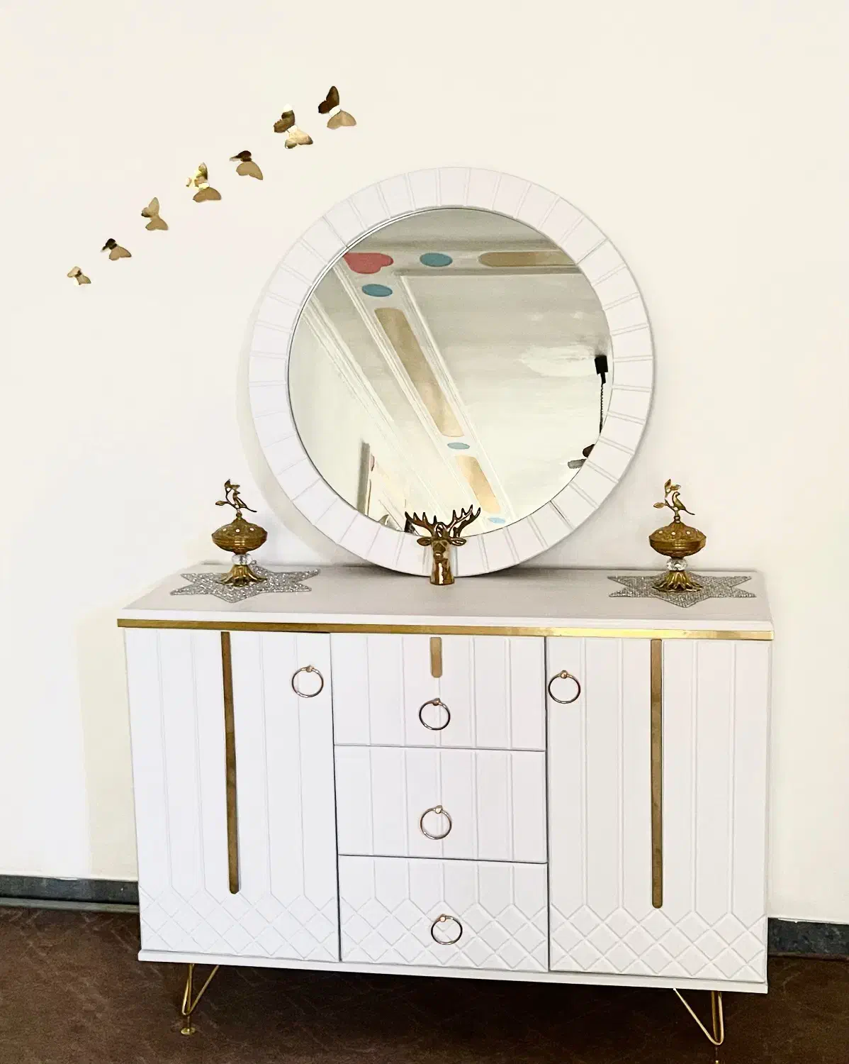 آیینه کنسول/کمد لباس /۲عددکمد اشپزخانه/بوفه|بوفه، ویترین، کنسول|مرند, |دیوار