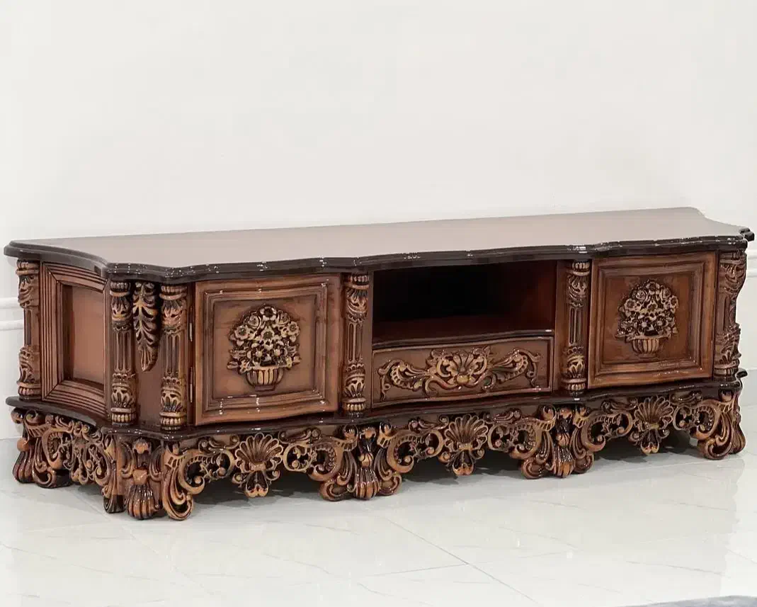 میز تلویزیون چوبی آینه کنسول سرویس خواب بوفه|میز تلویزیون|تبریز, |دیوار