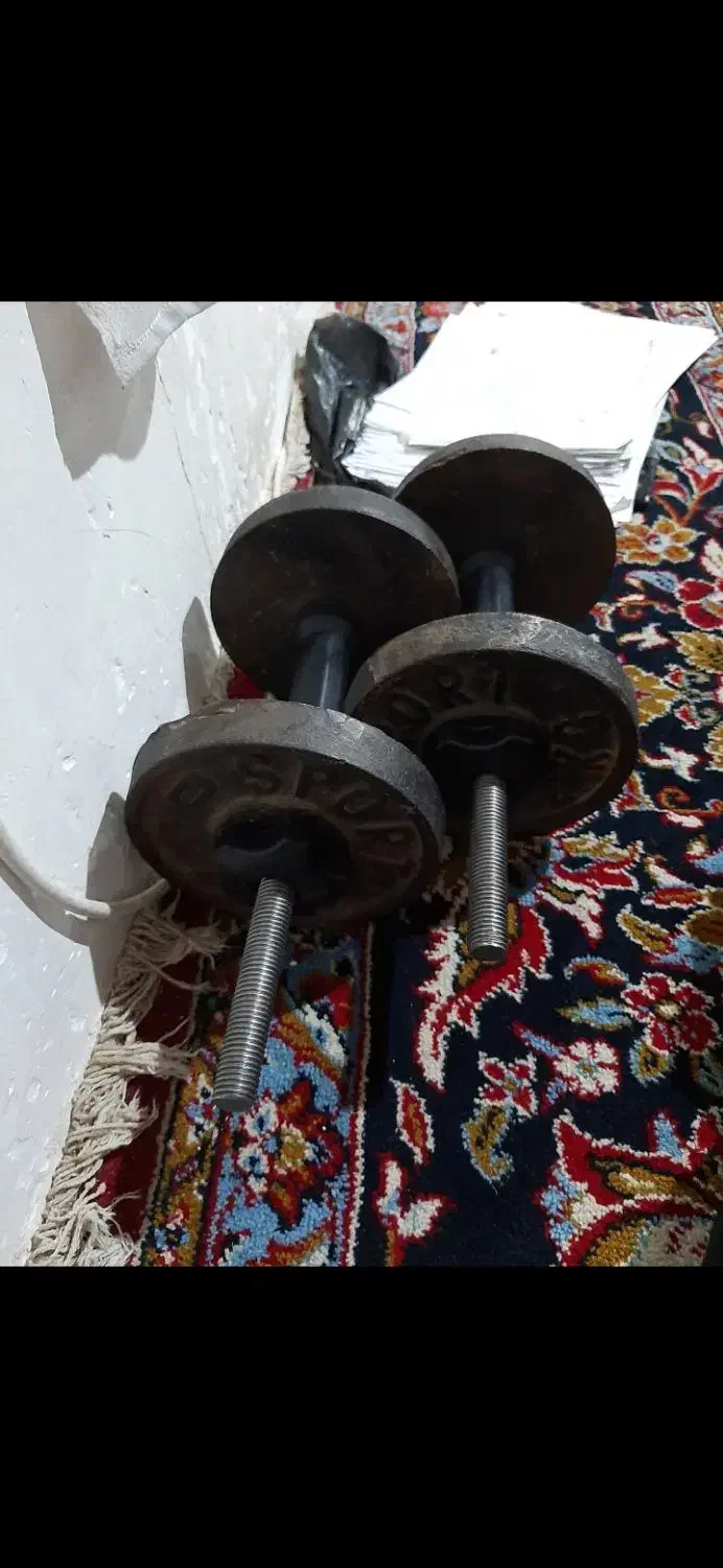 وزنه و میله هالتر|تجهیزات ورزشی|صحنه, |دیوار