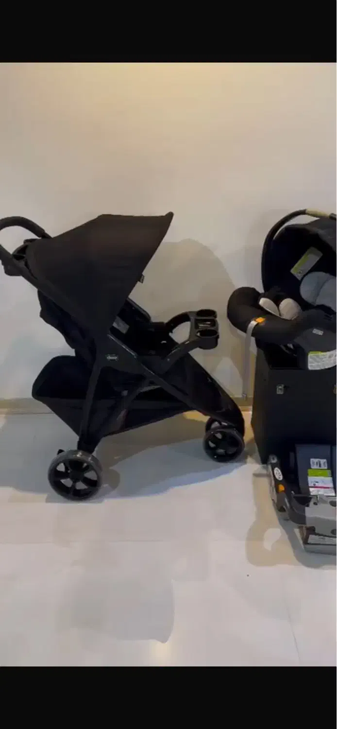 کالسکه و کریرچیکو همراه بیس صندلی ماشین|کالسکه و لوازم جانبی|یاسوج, |دیوار