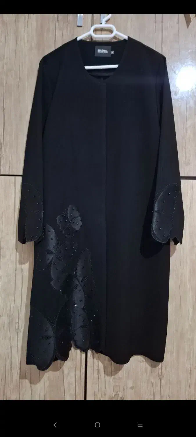 مانتو مجلسی مشکی مشکی|لباس|کرمانشاه, |دیوار