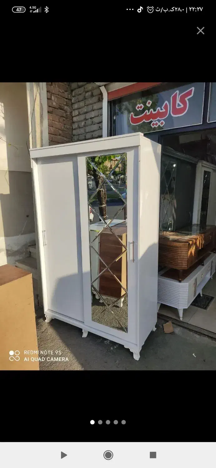 کمد ریلی عرض ۱۵۰ آینه پازل /رایگان /پخش چوب|جاکفشی، کمد، دراور|ارومیه, |دیوار