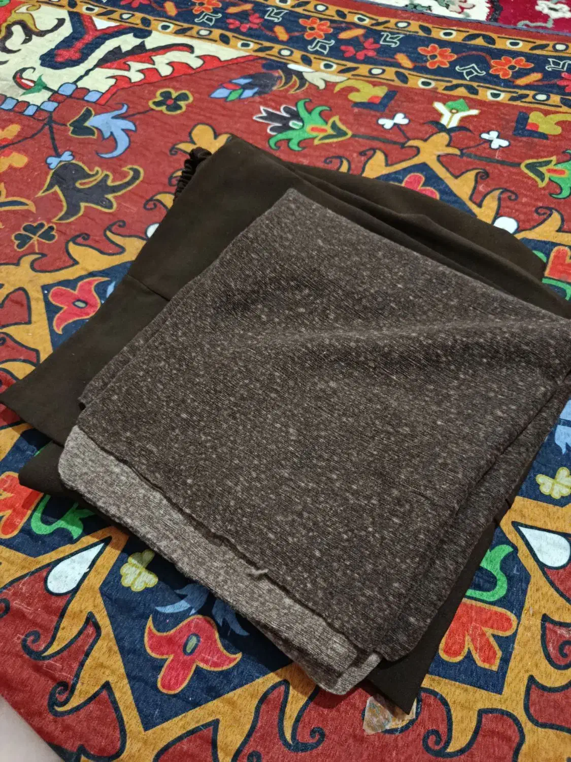 شال وشلوار مازراتی قهوه ای|لباس|یاسوج, |دیوار