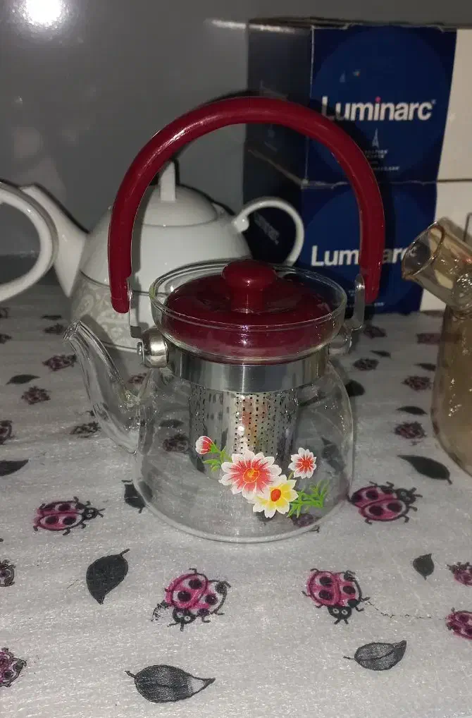 قوری پیرکس صافی دار|قوری، کتری، قهوهساز دستی|گرگان, |دیوار