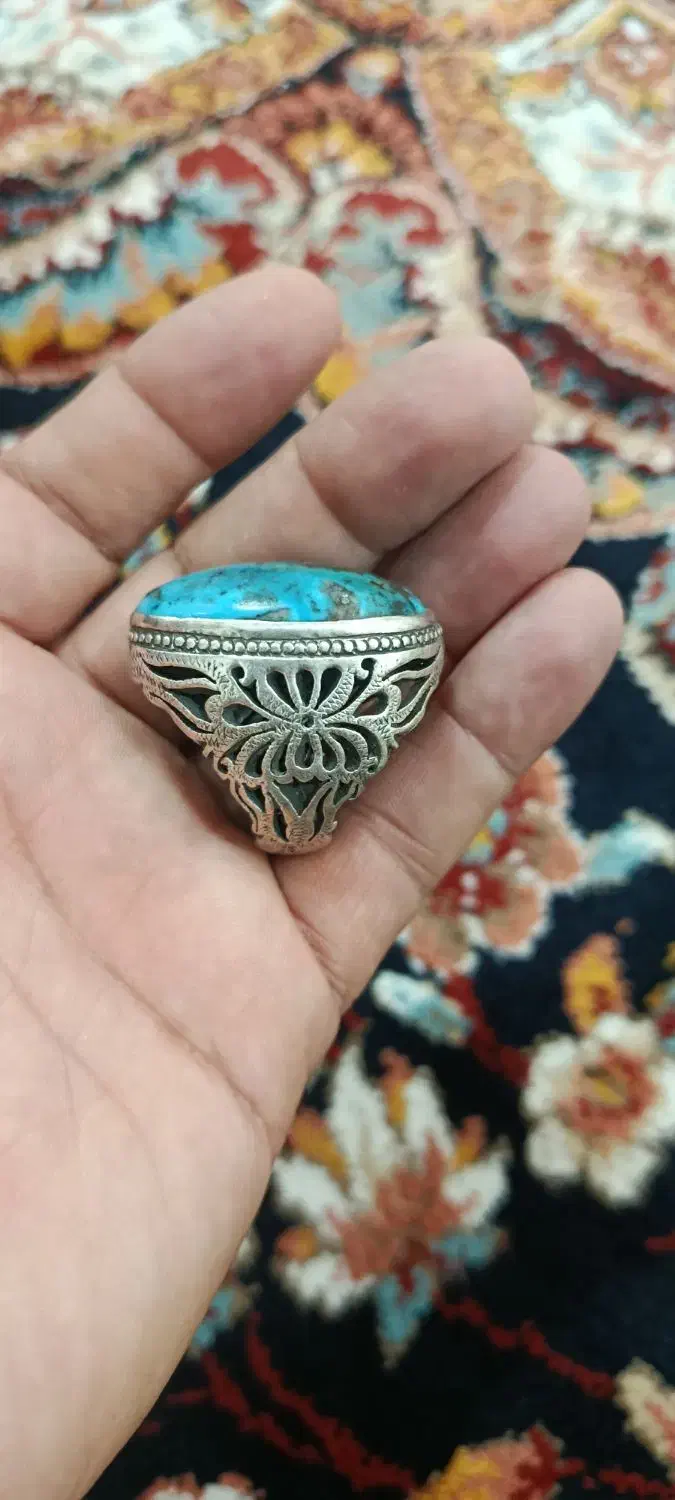 انگشتر نقره حدودا 40گرم کلکسیونی قول پیکر|جواهرات|الیگودرز, |دیوار