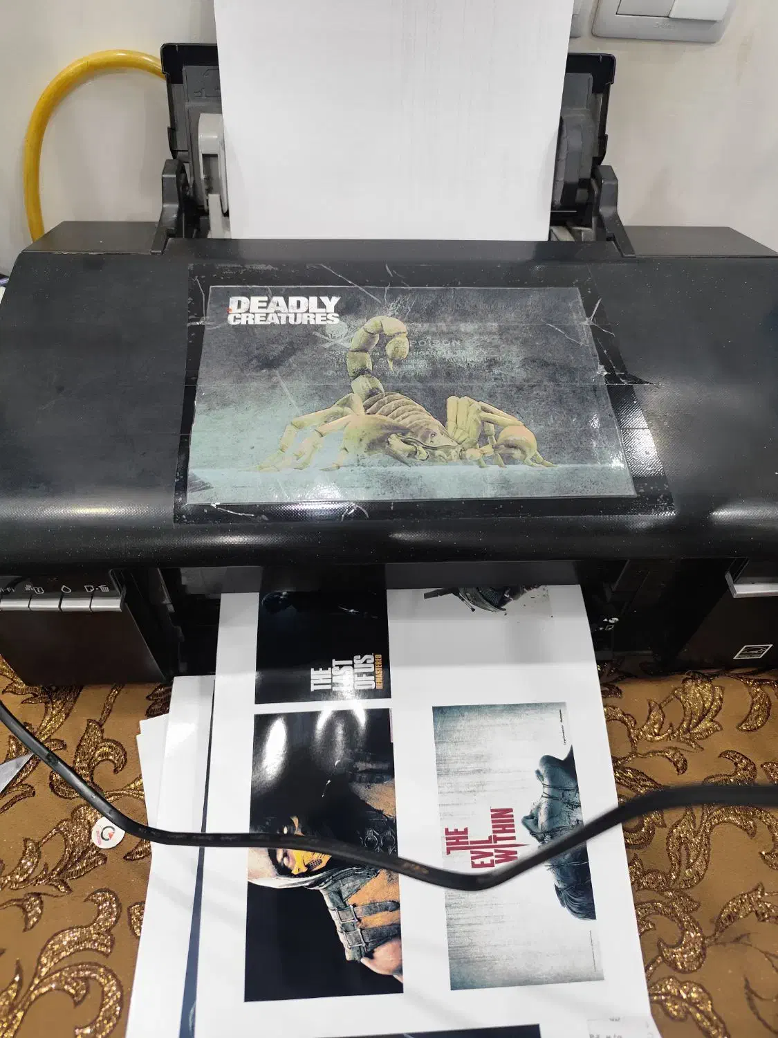 پرینتر اپسون l805 فوری فروشی|پرینتر، اسکنر، کپی، فکس|تهران, تهرانسر مرکزی|دیوار