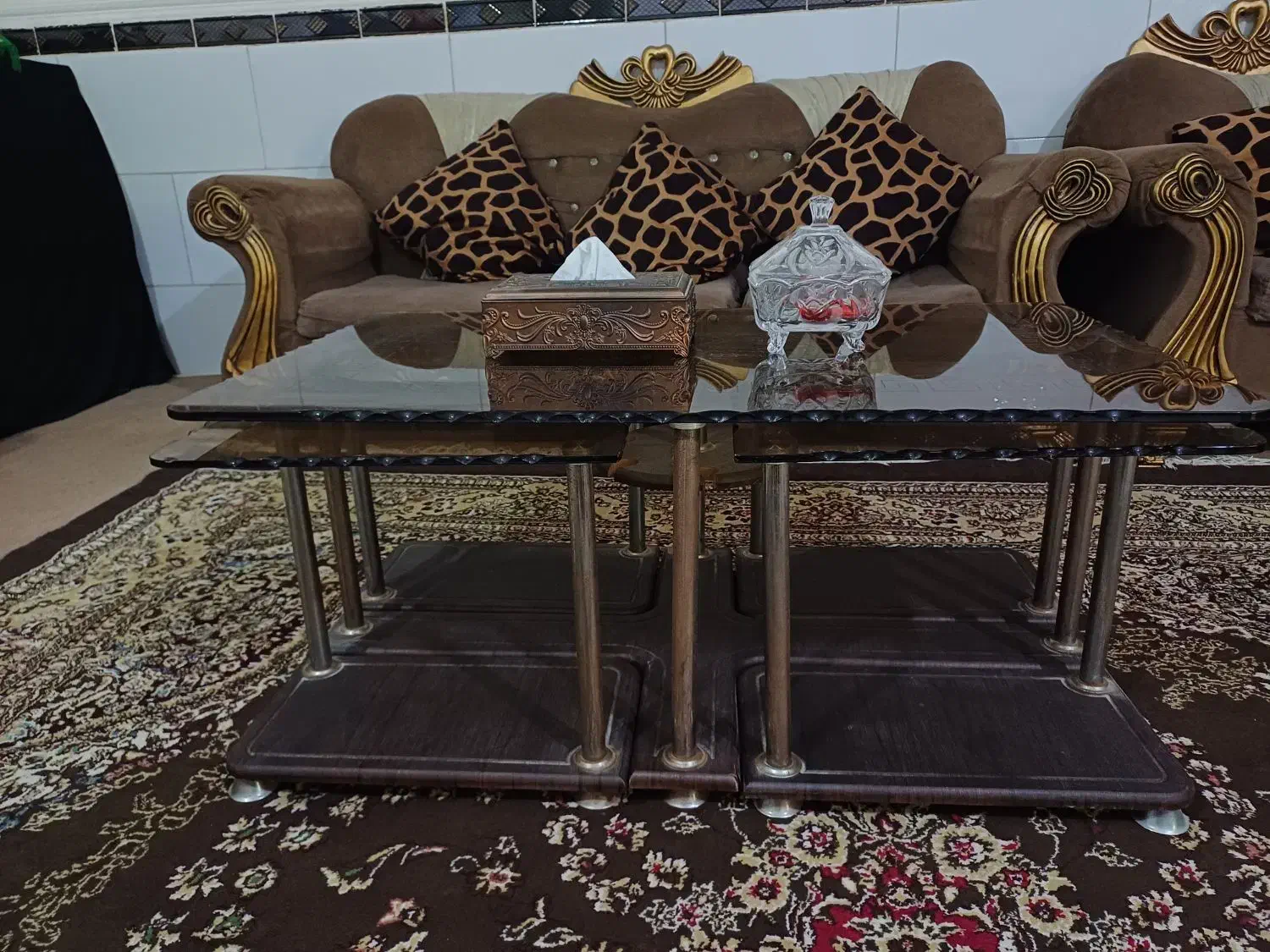 میز جلو مبلی|مبلمان خانگی و میز عسلی|بندر امام خمینی, |دیوار