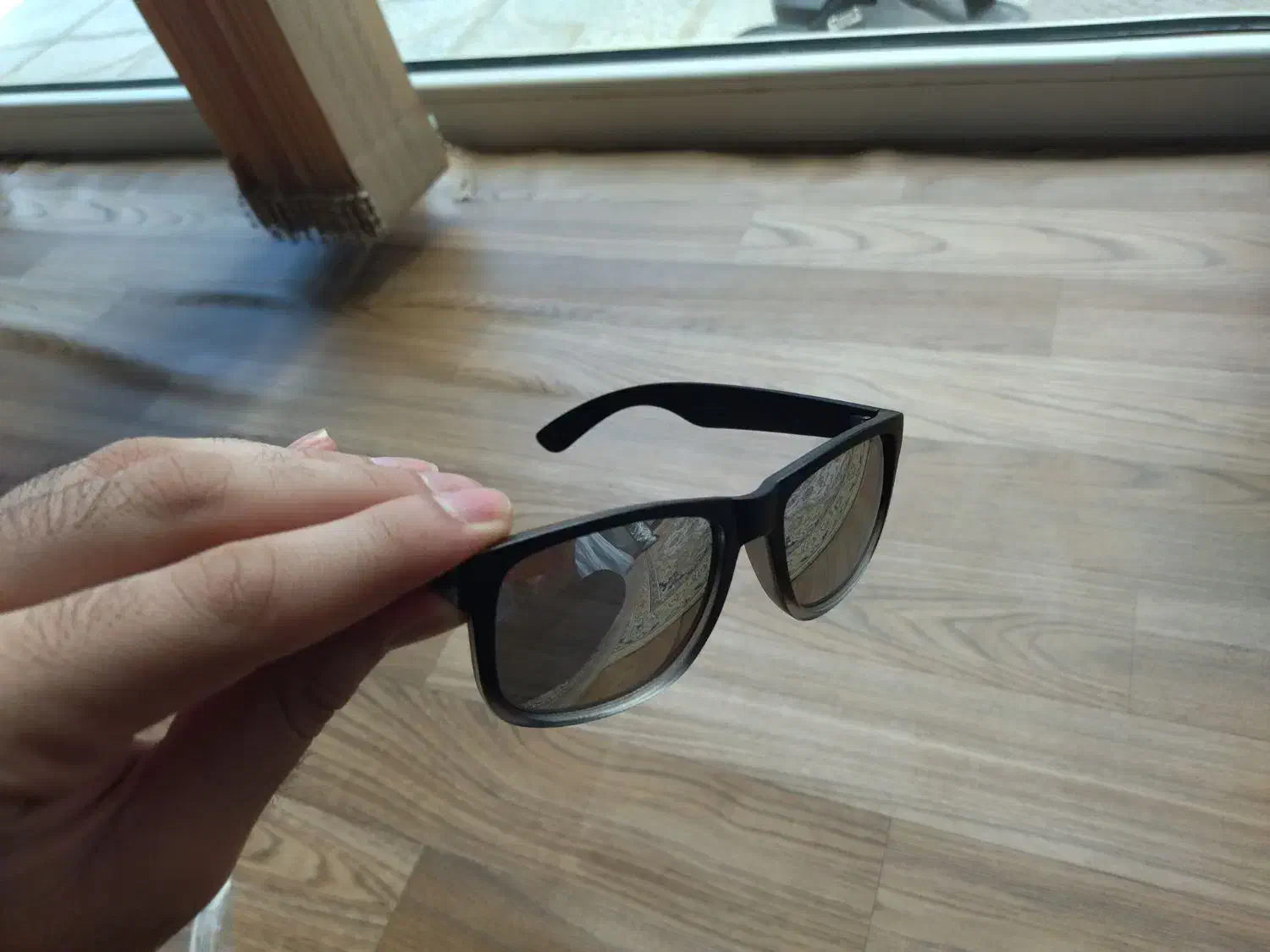 عینک دودی آینه ای UV protection|زیورآلات و اکسسوری|مبارکه, |دیوار