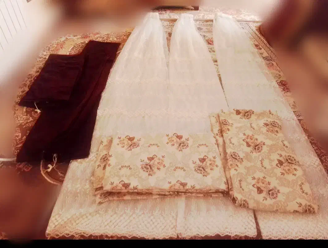 پرده|پرده، رانر، رومیزی|تربتحیدریه, شهرک ولیعصر|دیوار