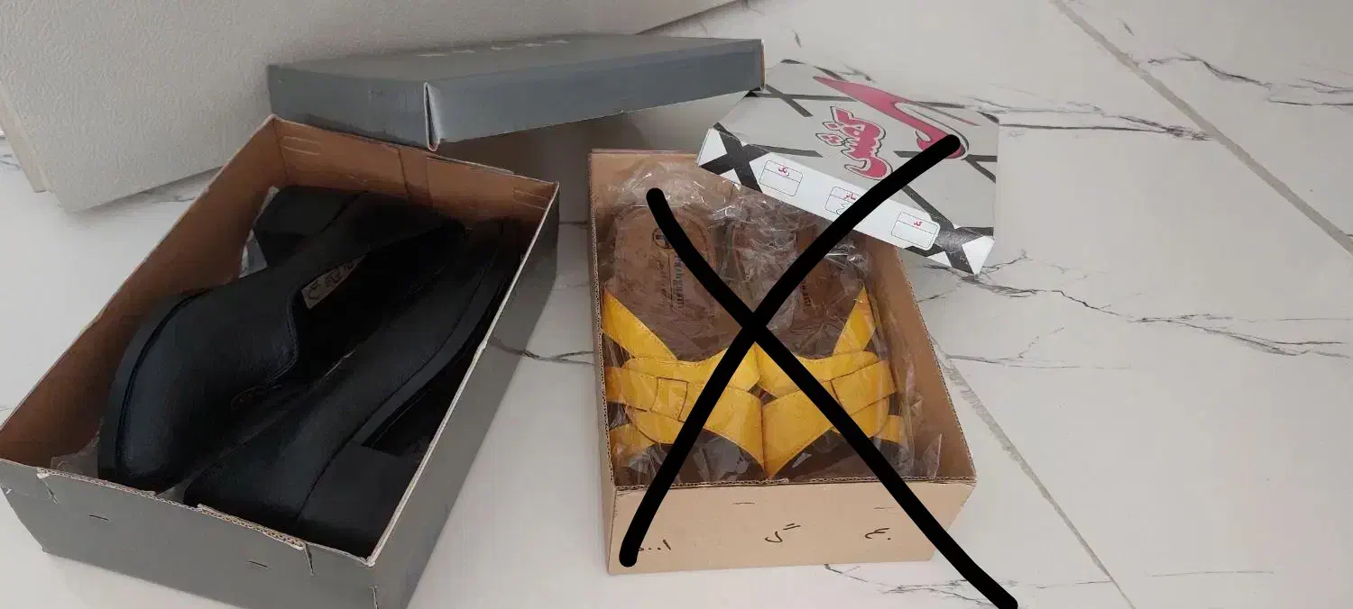 کفش و دمپایی نو داخل جعبه|کیف، کفش، کمربند|همدان, |دیوار