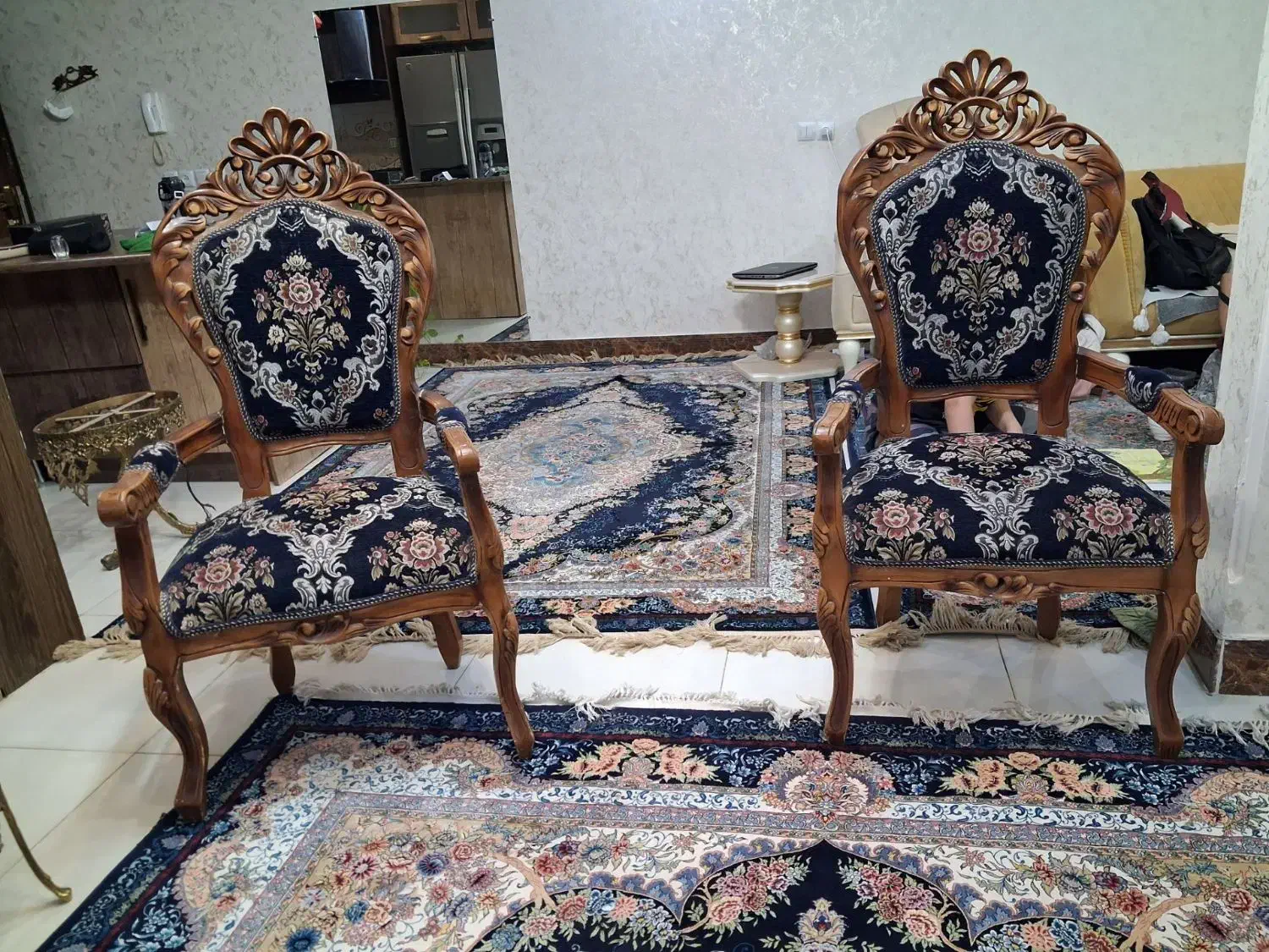 مبل۷نفره  پایه استیل سلطنتی|مبلمان خانگی و میز عسلی|تهران, خاوران|دیوار