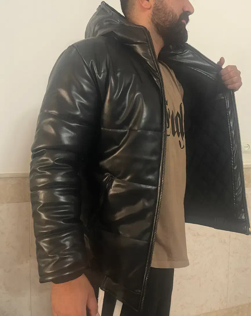 کاپشن مردانه چرم تیر کمانی در چهار سایز|لباس|کهک, |دیوار