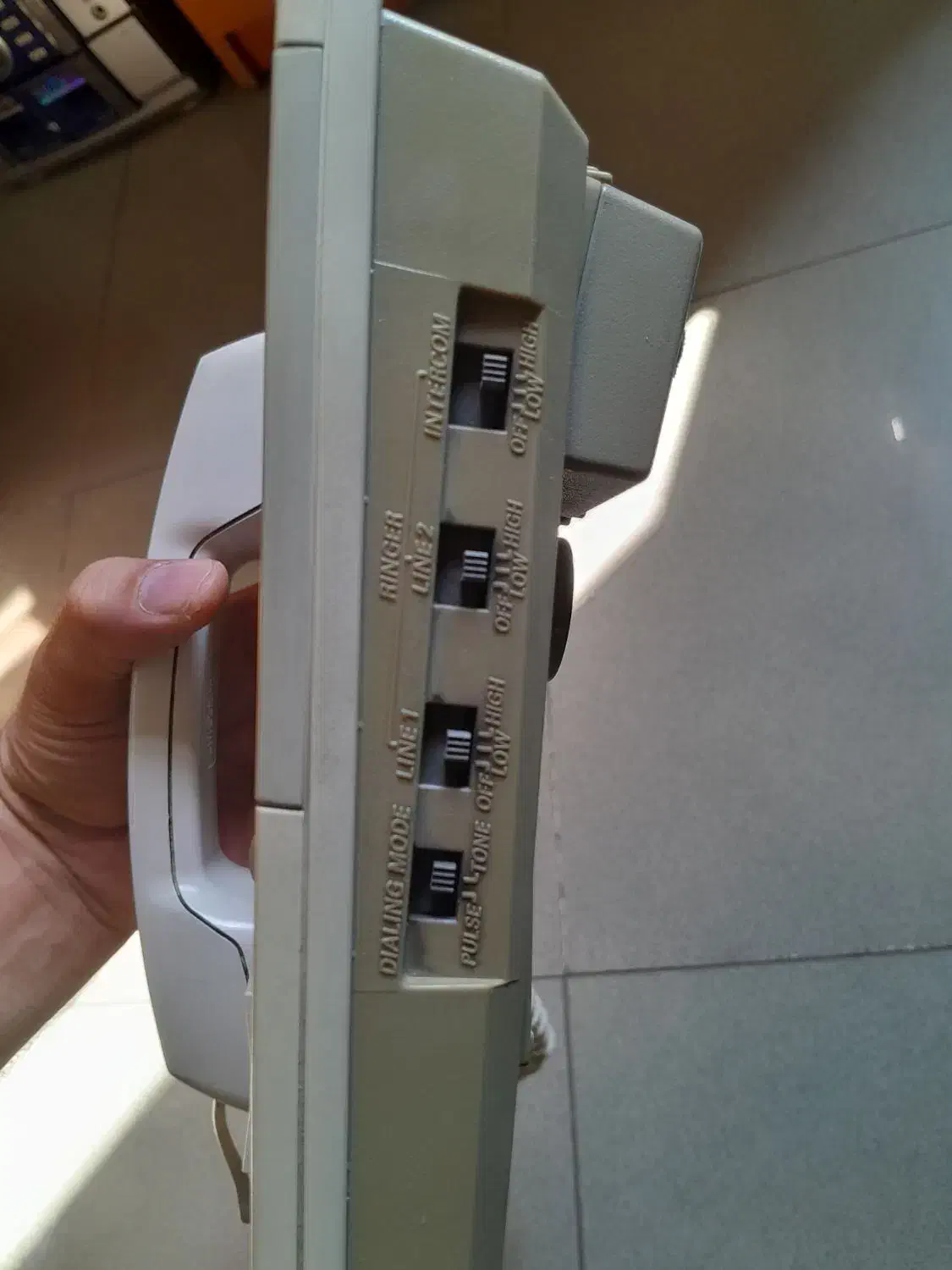 گوشی تلفن رومیزی پاناسونیک ۲خط همزمان سانترال|تلفن رومیزی|تهران, سلسبیل شمالی|دیوار