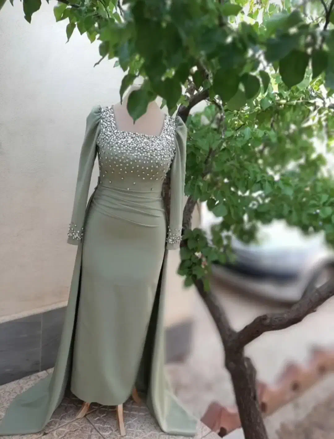 لباس مجلسی سنگ دوزی شده|لباس|مرند, |دیوار