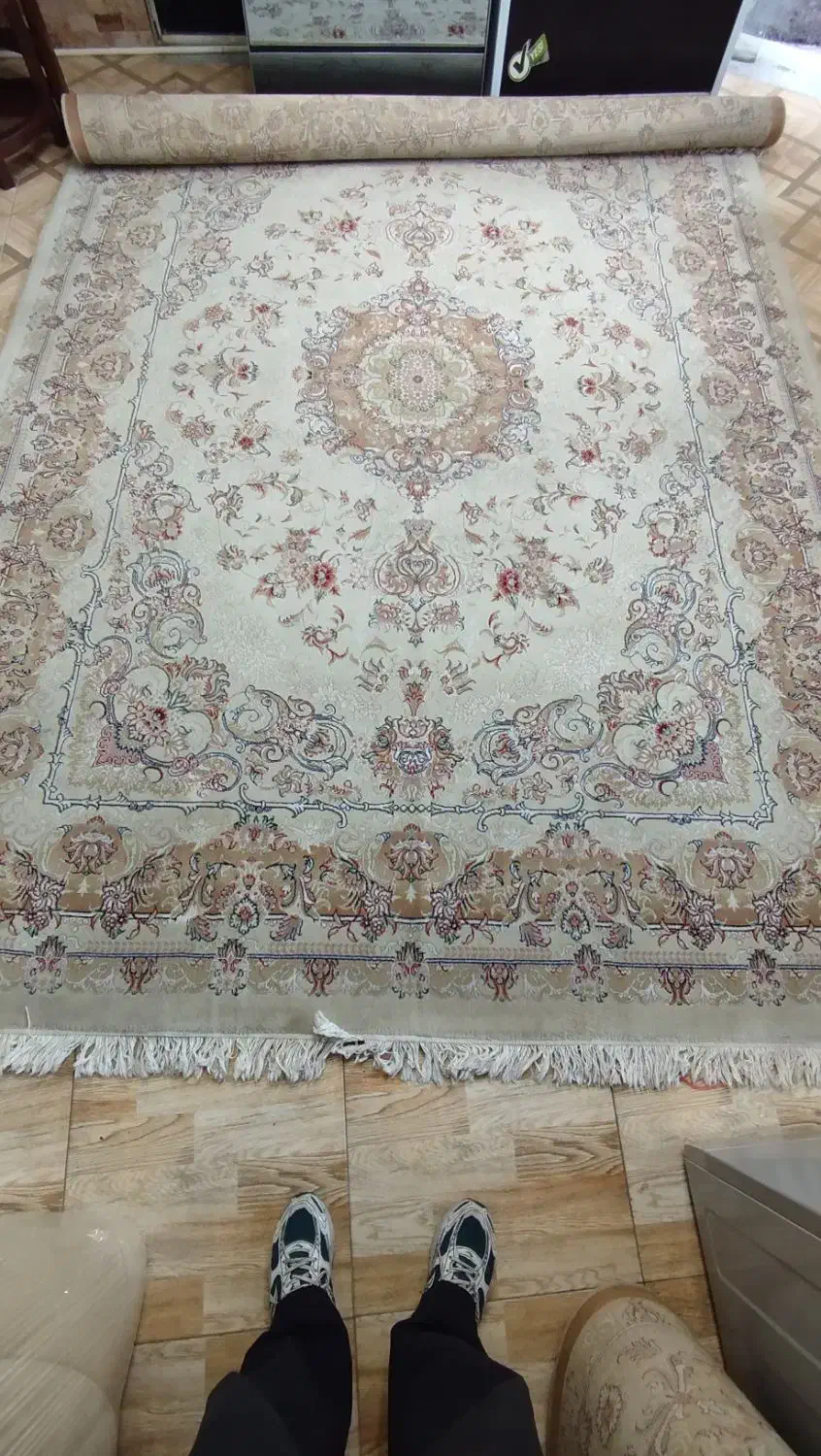 یک جفت فرش ۹ متری ۷۰۰ شانه ضخیم نونو|فرش|کرج, شهرک نهال و بذر|دیوار