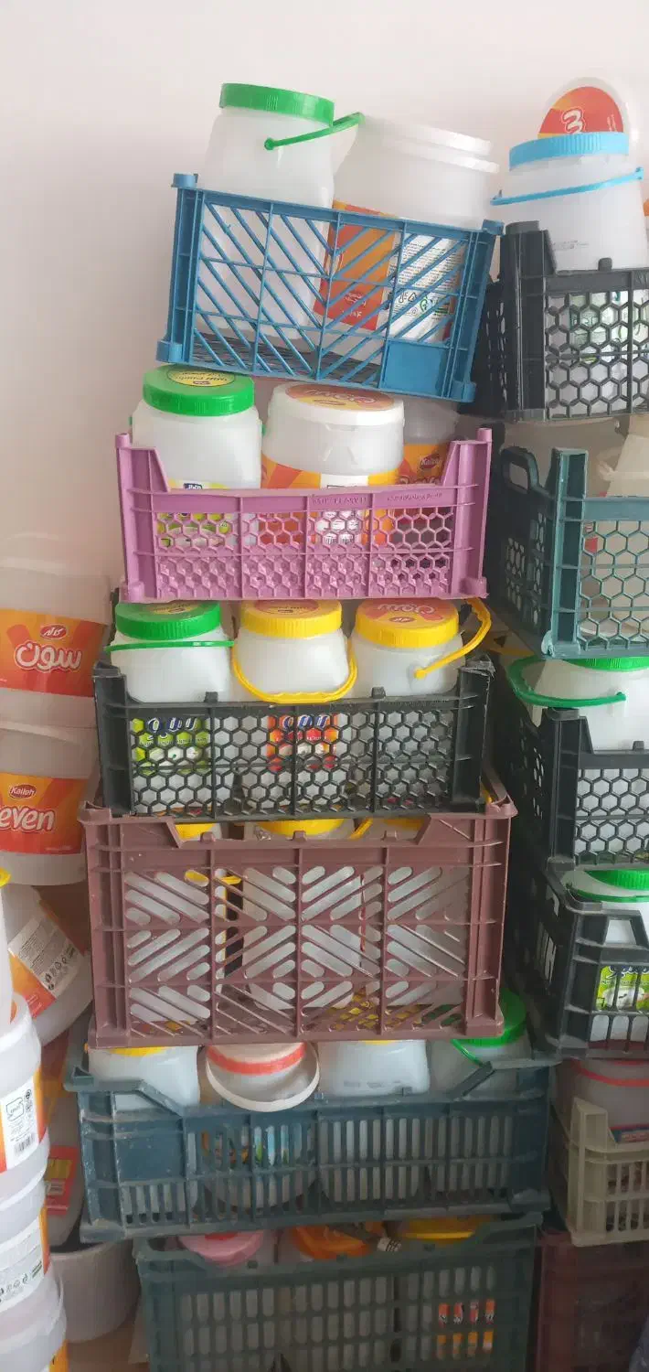 دبه خالی ماست ، ۱۰۰ عدد|ظروف نگهدارنده، پلاستیکی، یک‌بارمصرف|ابهر, |دیوار