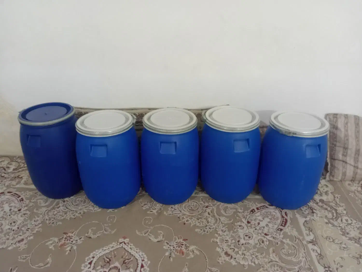 بشکه آبی 60لیتری 5عدد|ظروف نگهدارنده، پلاستیکی، یک‌بارمصرف|مشهد, شهرک امام سجاد|دیوار