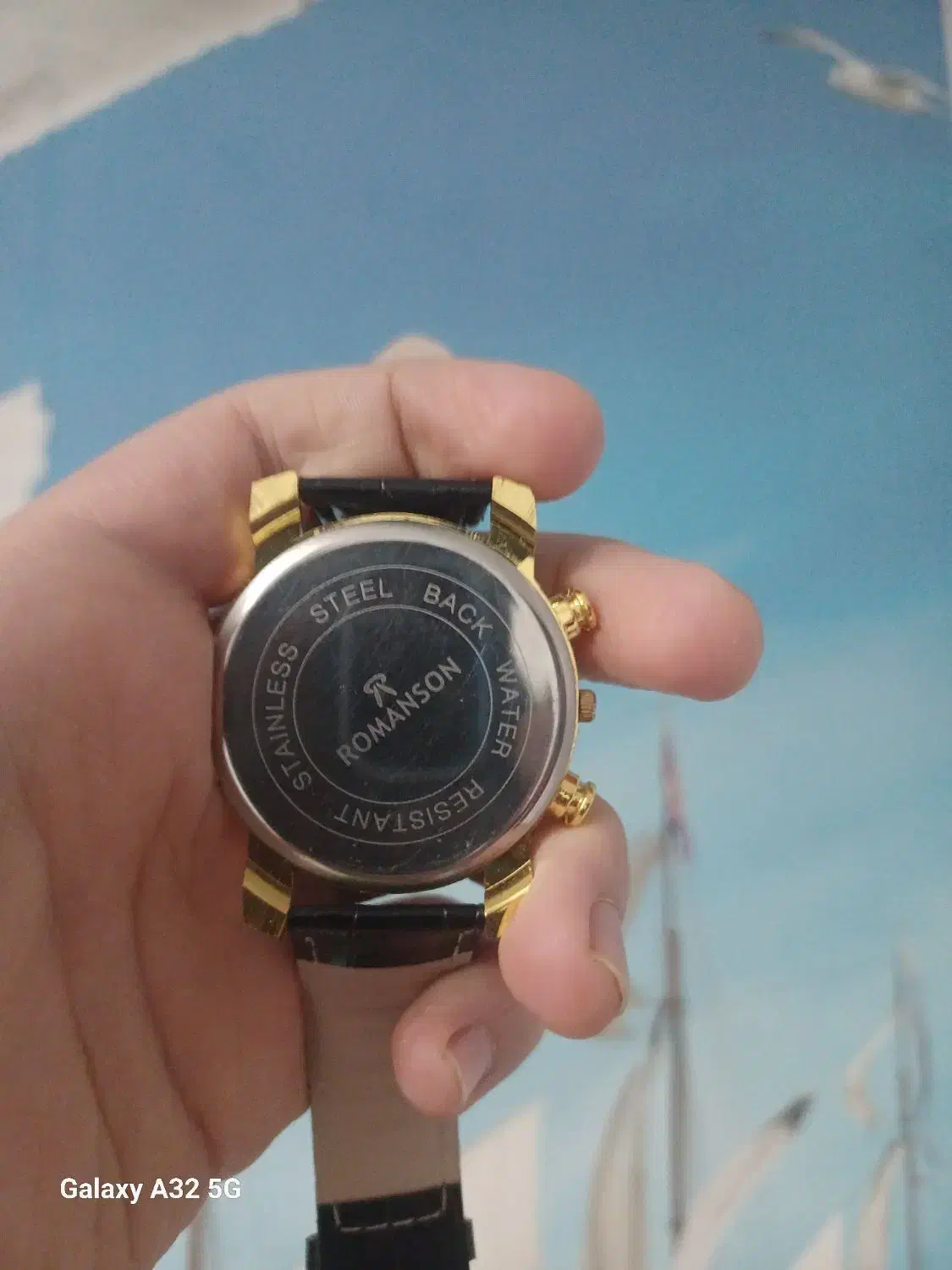 ساعت فوقخوشگل رومانسون طلایی استفاده نشده قیمت مفت|ساعت|کرج, المهدی|دیوار