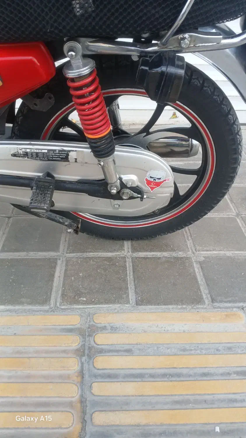 موتور ۱۲۵ دلتا قرمز استارتی مدل ۱۴۰۰|موتورسیکلت|فولادشهر, B4|دیوار