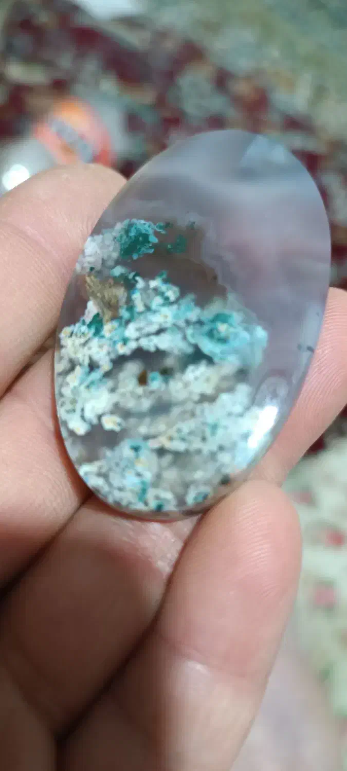 نگین عقیق شجر شکوفه بهاری|جواهرات|فولادشهر, مسکن مهر فولادشهر|دیوار