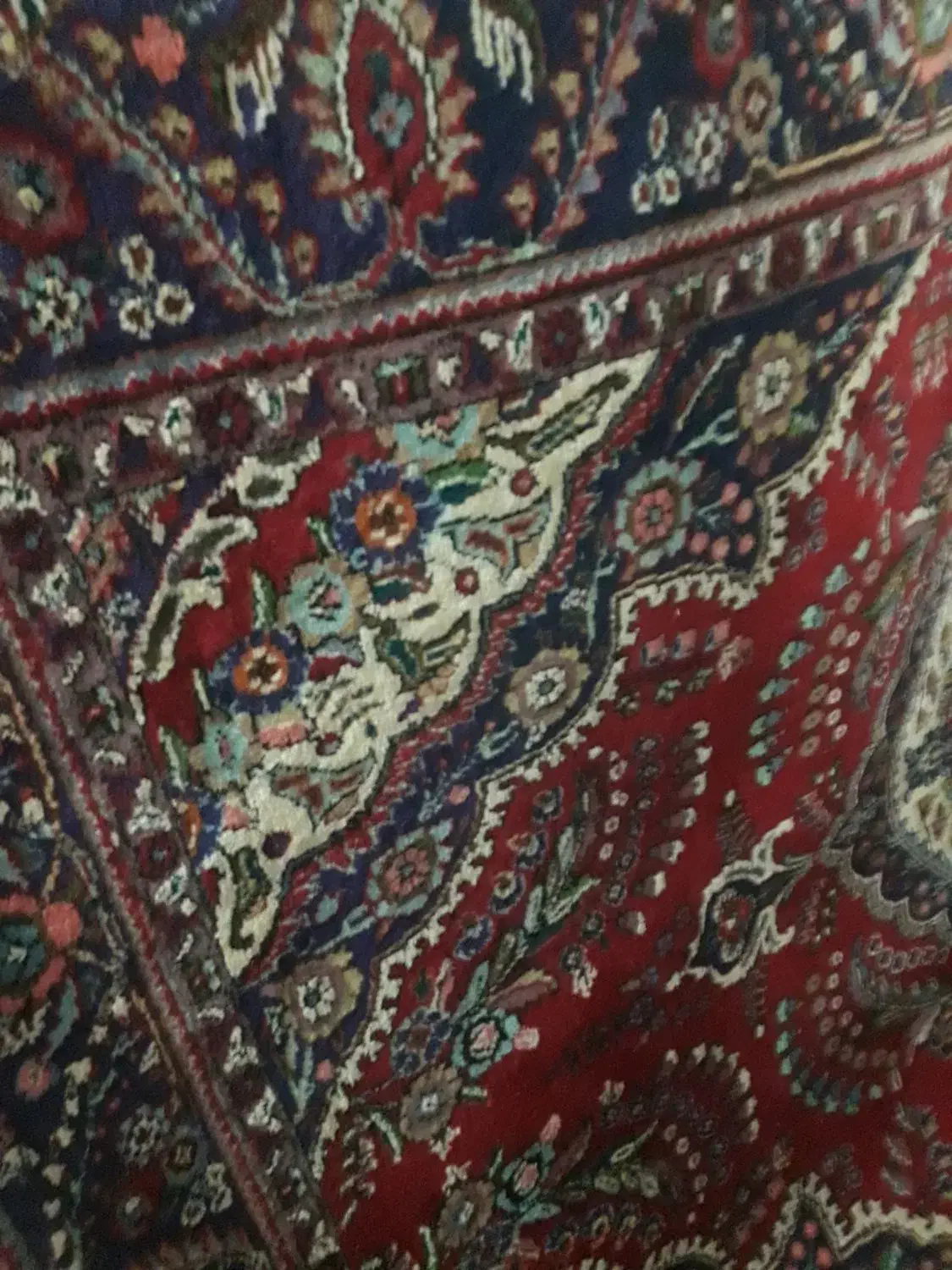 فرش شش متری دستباف در حد نو .کم پا خورده.سالم|فرش|رشت, استقامت ۱|دیوار