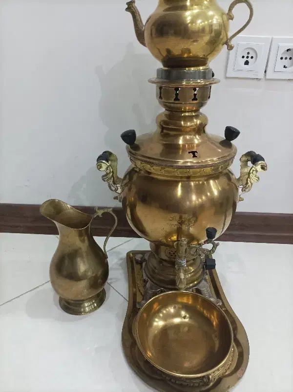 سماور گازی برنجی|سماور، چایساز، قهوهساز|کرج, کیانمهر|دیوار