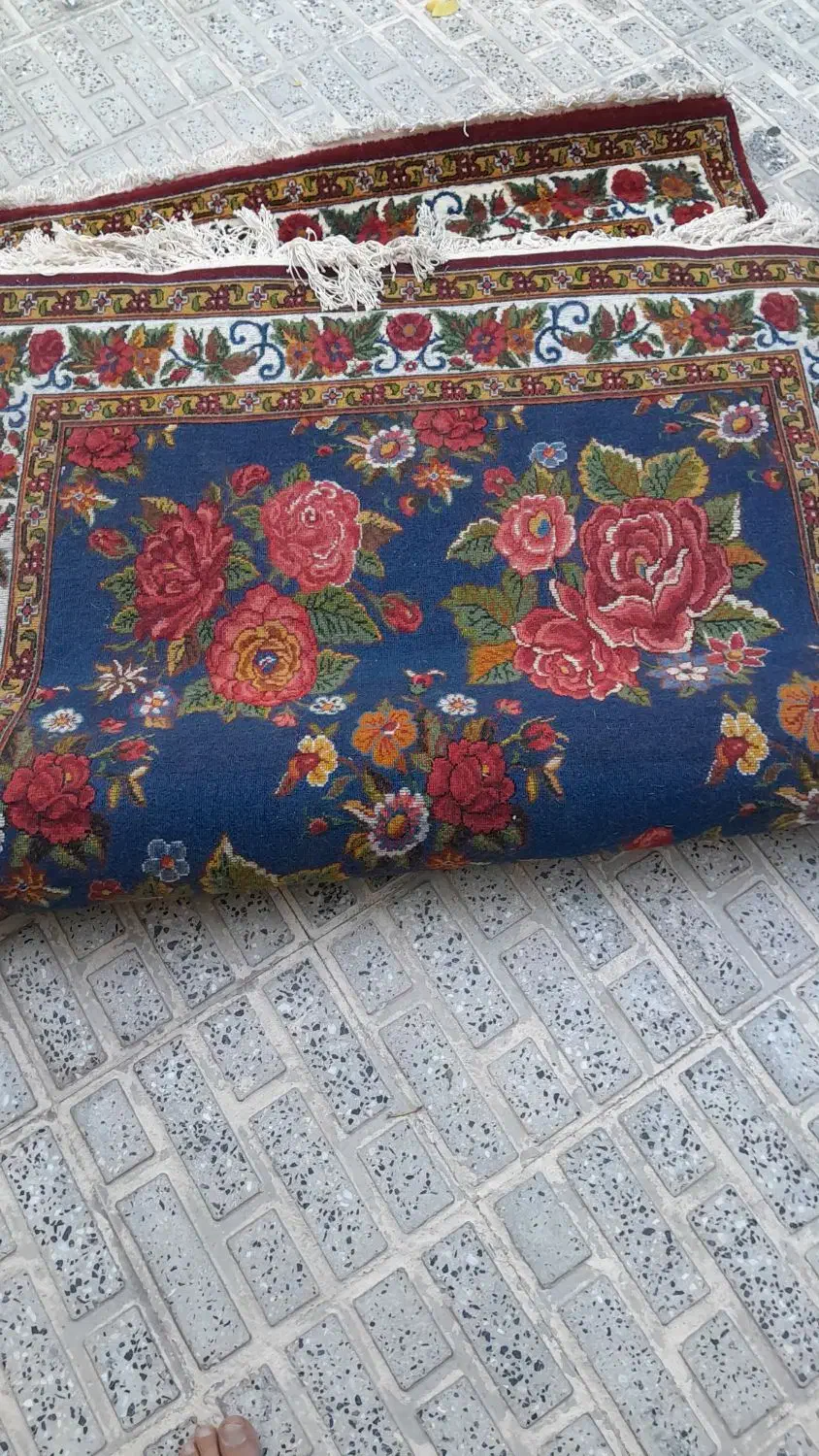 فرش دستباف خامه رنگ ثابت گیاهی|فرش|کیار, |دیوار