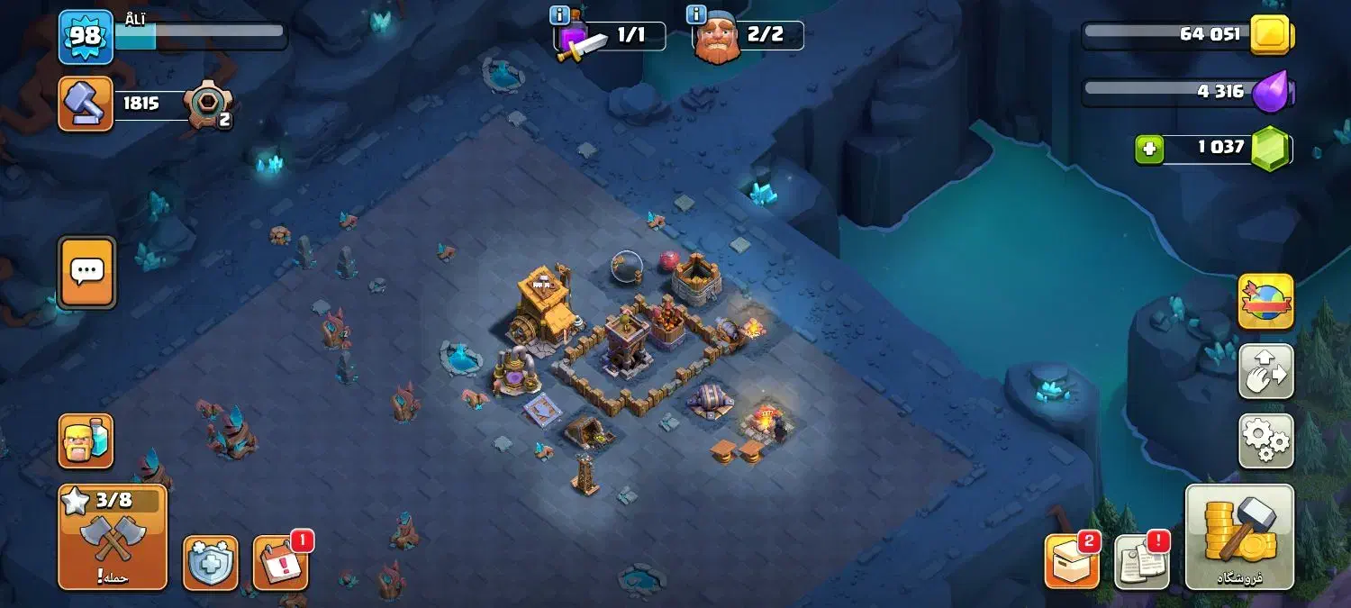 اکانت کلش آف کلنز|کنسول، بازی ویدئویی و آنلاین|اصفهان, جنیران (لادان)|دیوار