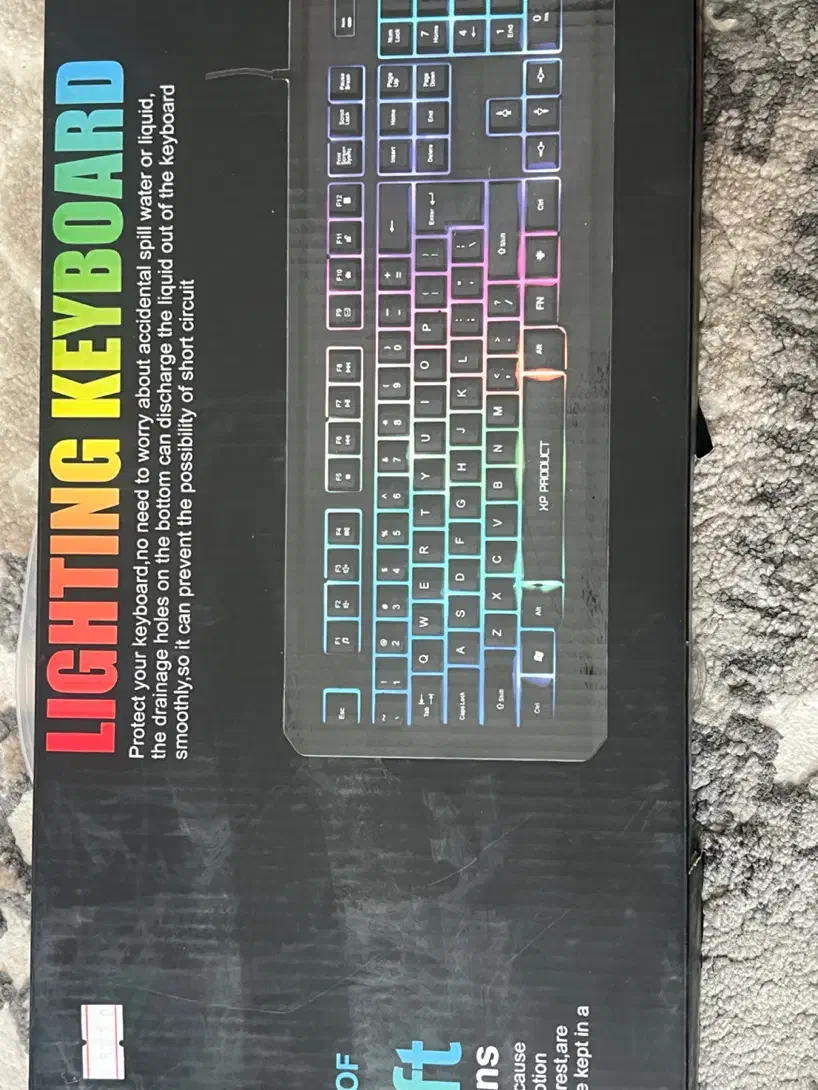 کیبورد xp product گیمینگ فروش فوری|قطعات و لوازم جانبی رایانه|مشهد, عبادی|دیوار