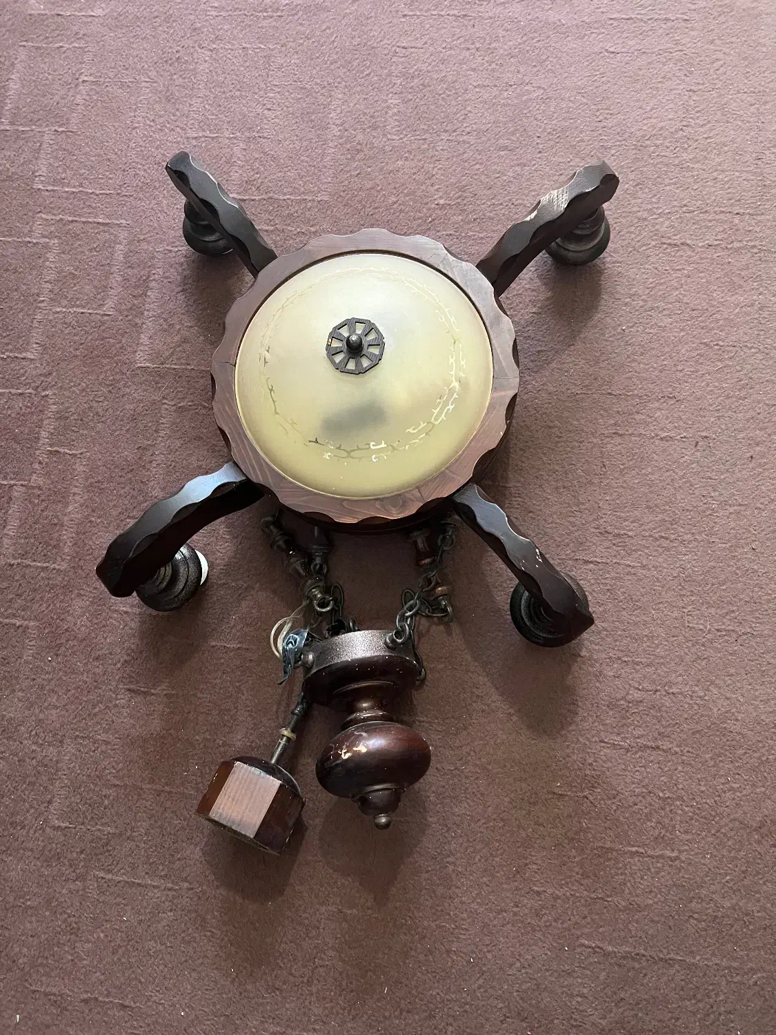 لوستر چوبی|لوستر و چراغ آویز|کرمان, |دیوار