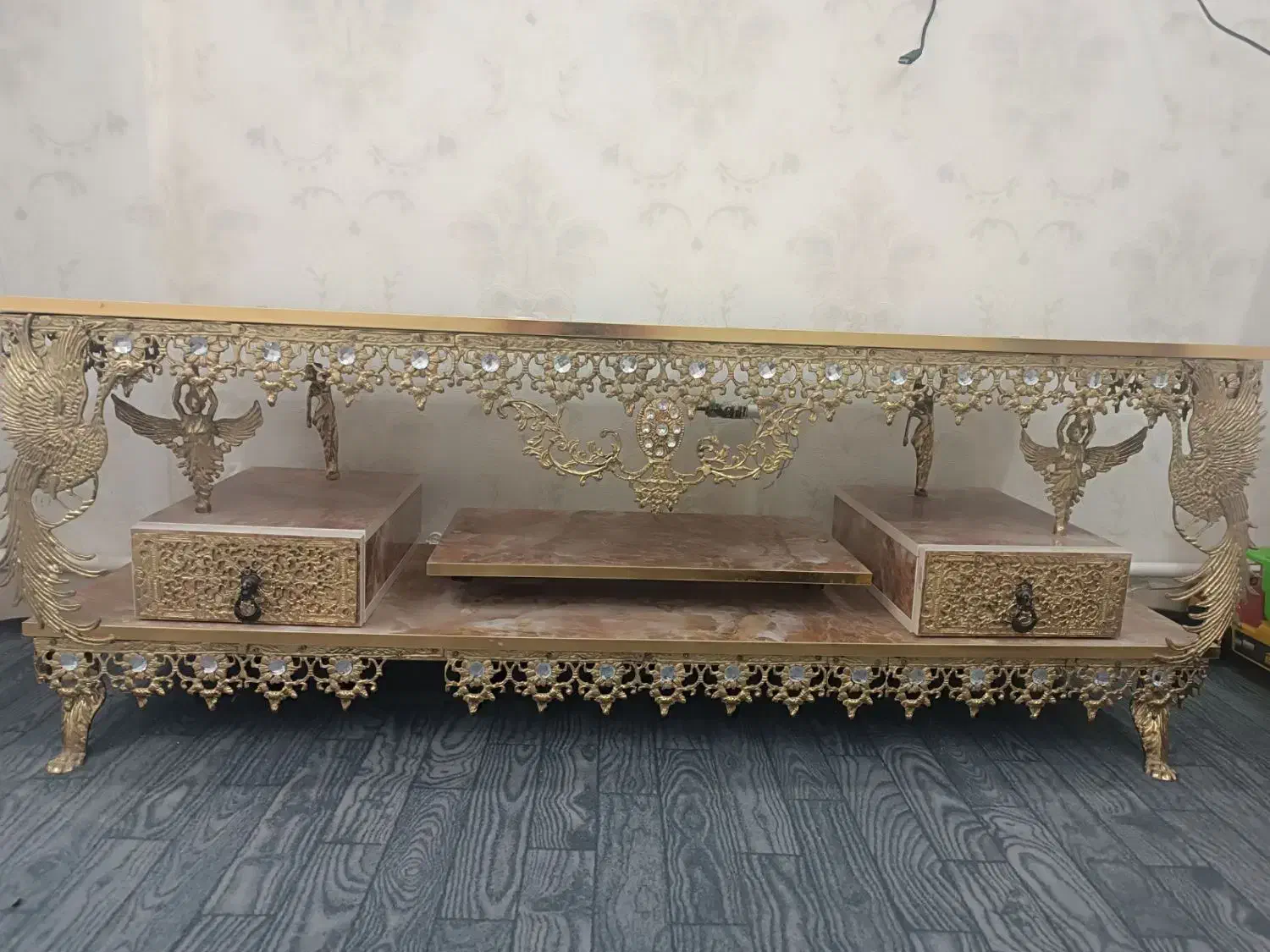 میز ال سی دی تلویزیون برنز|میز تلویزیون|رباطکریم, شترخوار|دیوار