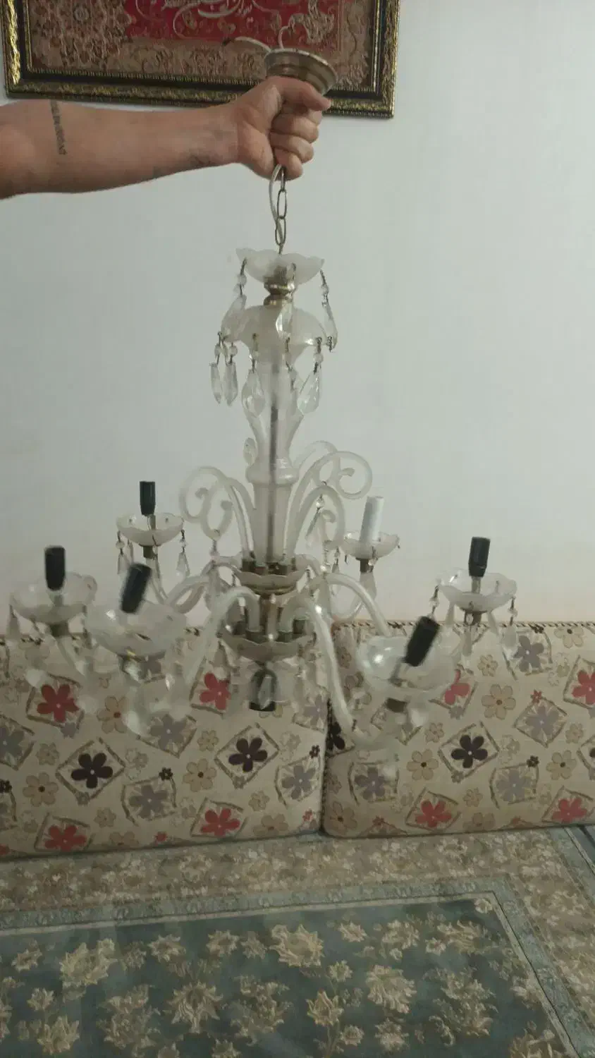 لوستر|لوستر و چراغ آویز|خرمآباد, |دیوار